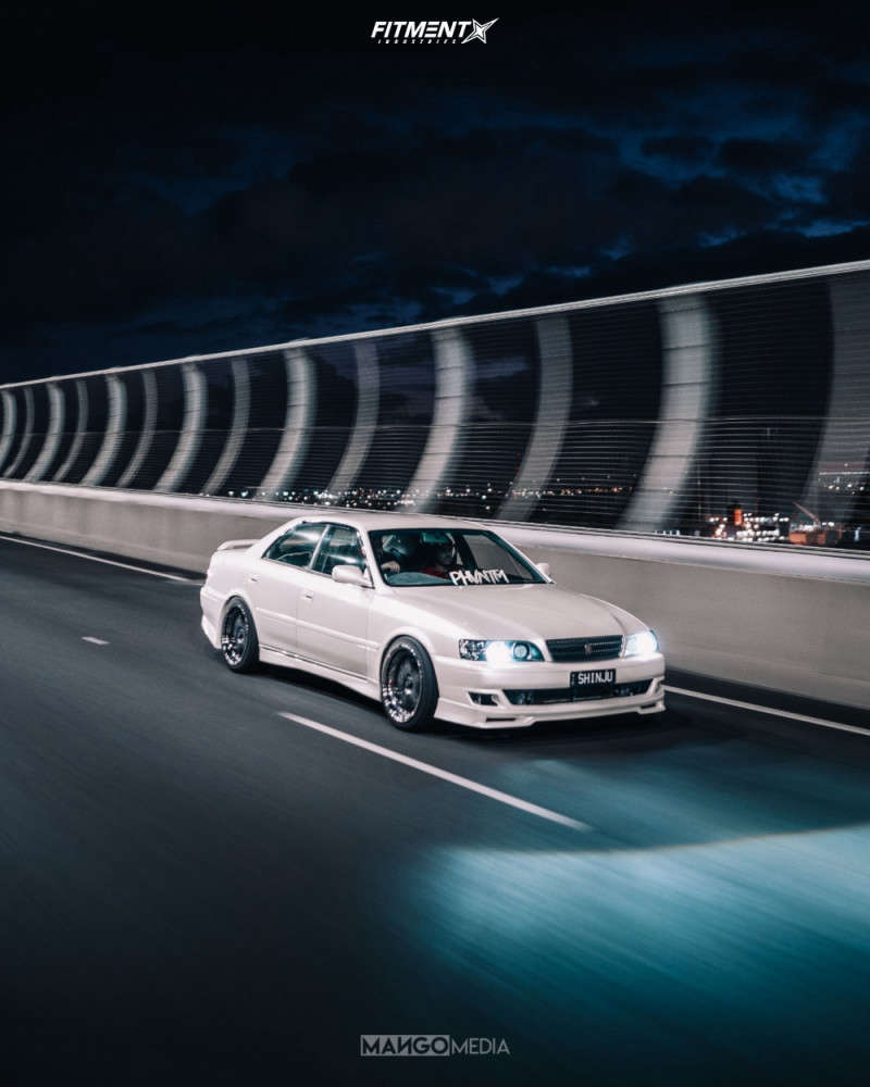Toyota Chaser Base With 18x9 Cosmis Racing Xt 005r And Bridgestone 235x40 On Coilovers
