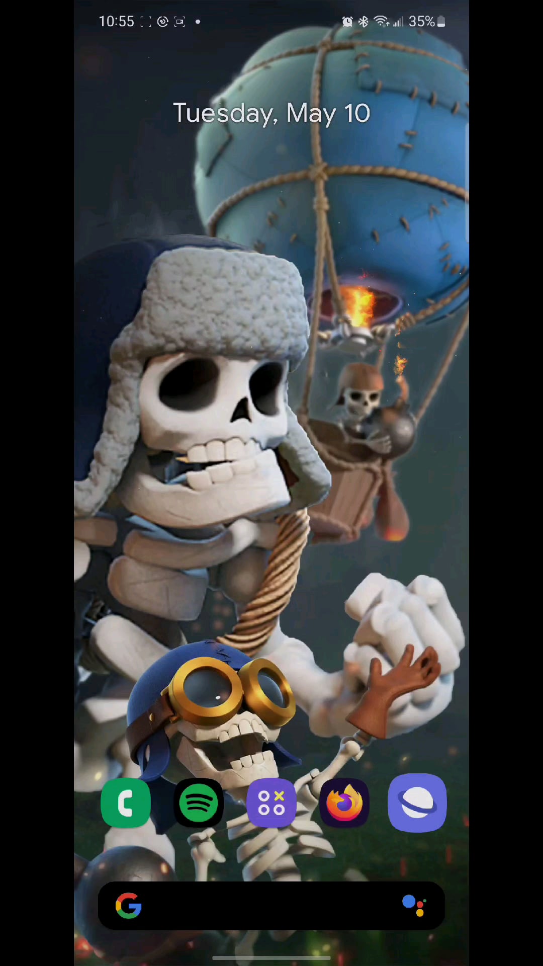 I made some animated Clash Royale wallpaper! Link in comments [Wallpaper Engine: Android]