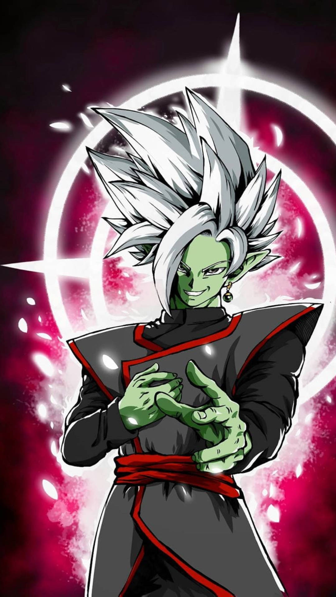 Download Glowing Black Goku Live Wallpaper