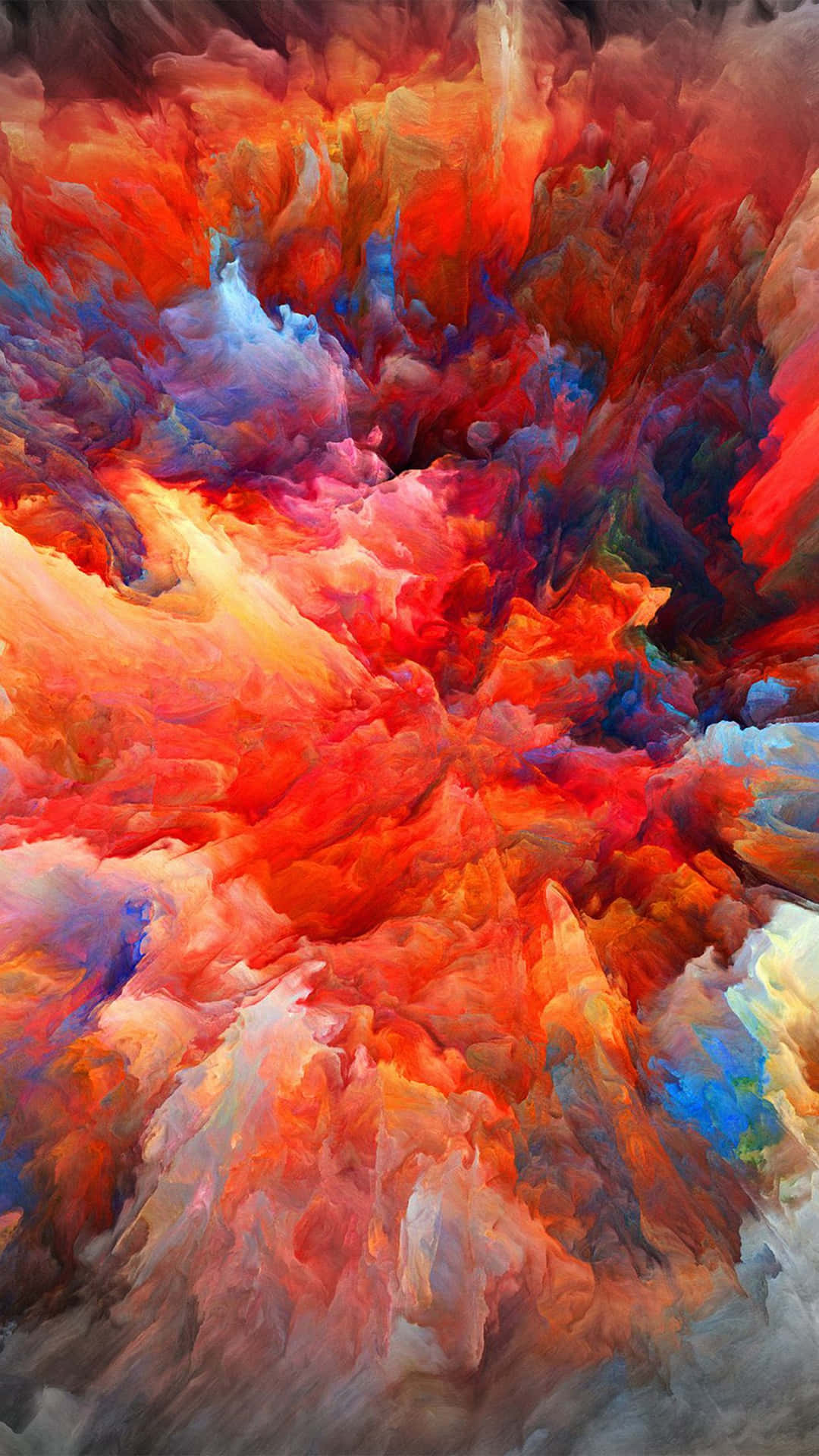 Download Abstract Painting Of Colorful Paint Wallpaper