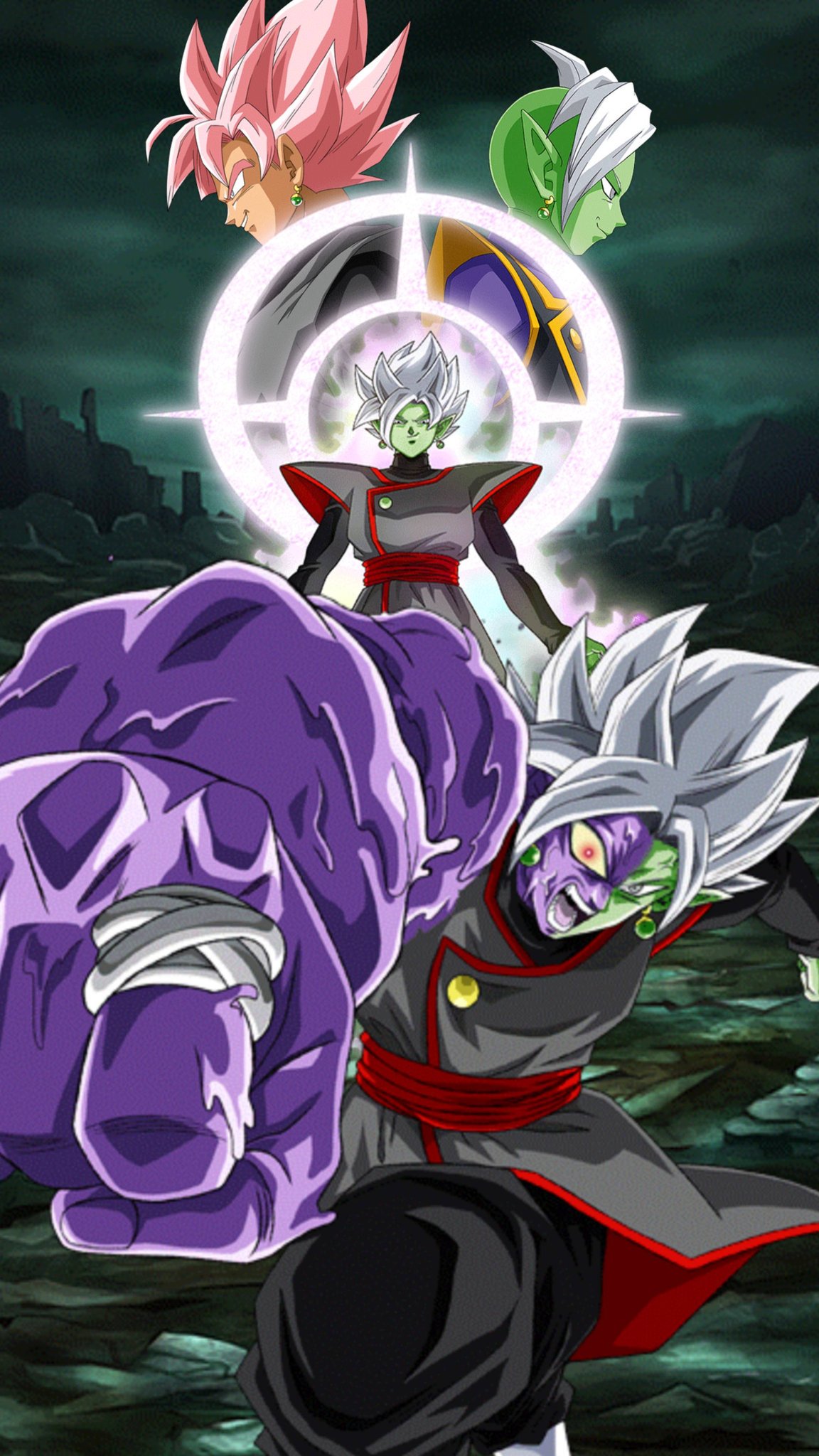 Vegito And Zamasu Wallpapers Wallpaper Cave