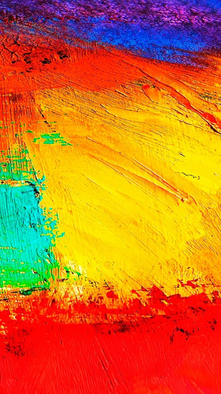 Colorful Dry Paint Strokes Texture iPhone 6 Wallpaper. iPhone 6s wallpaper, Retina wallpaper, Samsung wallpaper android