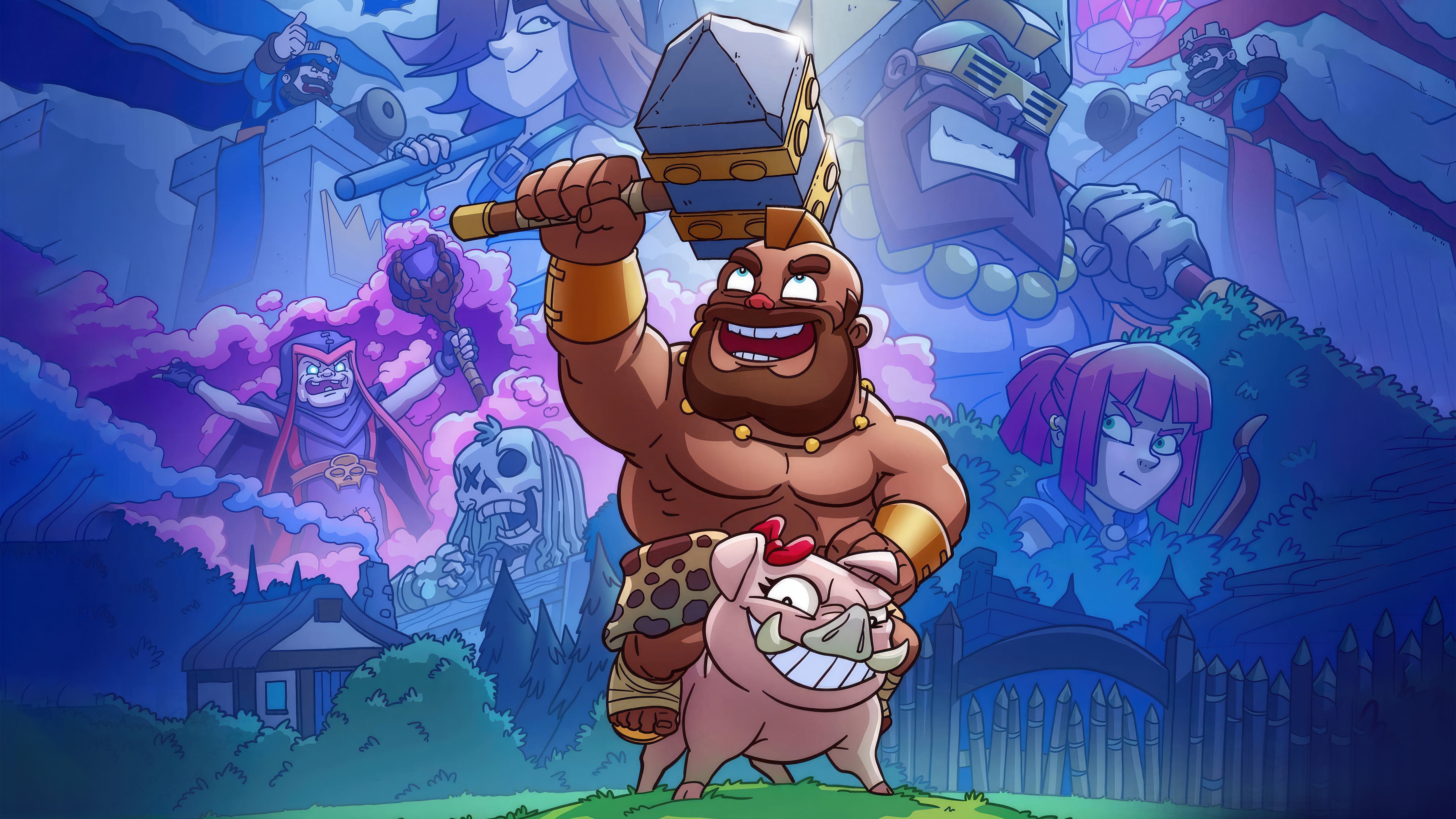 Hogs Clash Royale Wallpaper, HD Games Wallpaper, 4k Wallpaper, Image, Background, Photos and Picture