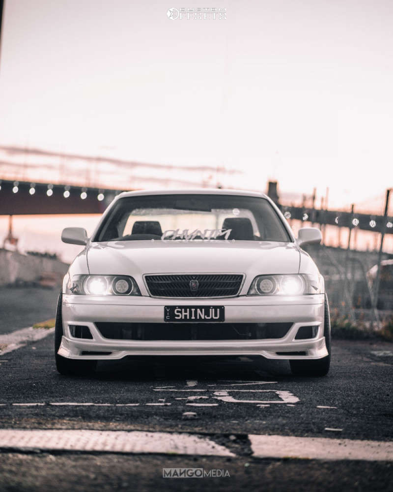 Toyota Chaser With 18x9 22 Cosmis Racing Xt 005r And 235 40R18 Bridgestone Potenza And Coilovers