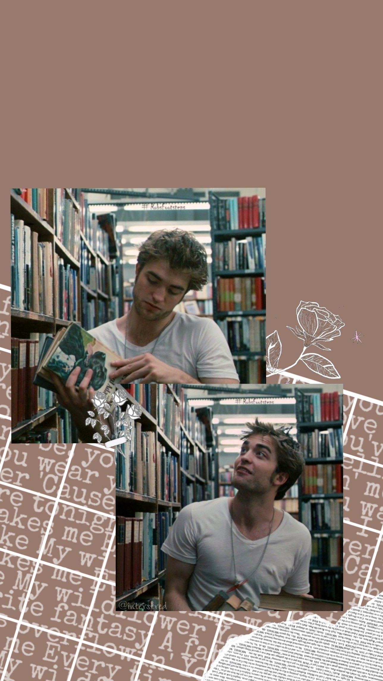 Robert Pattinson wallpaper aesthetic beige. Twilight pelicula, Fondos de peliculas, Póster de tipografía