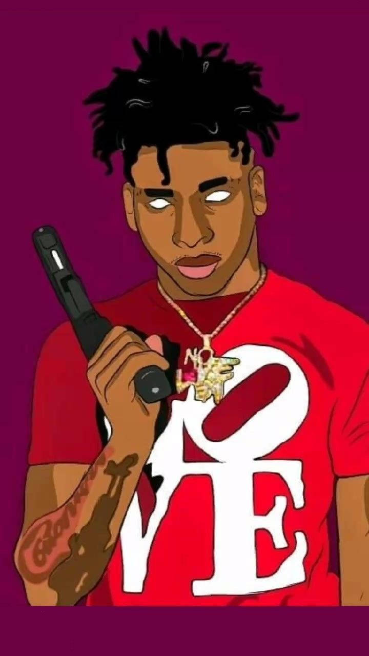 Nle Choppa Cartoon Picture