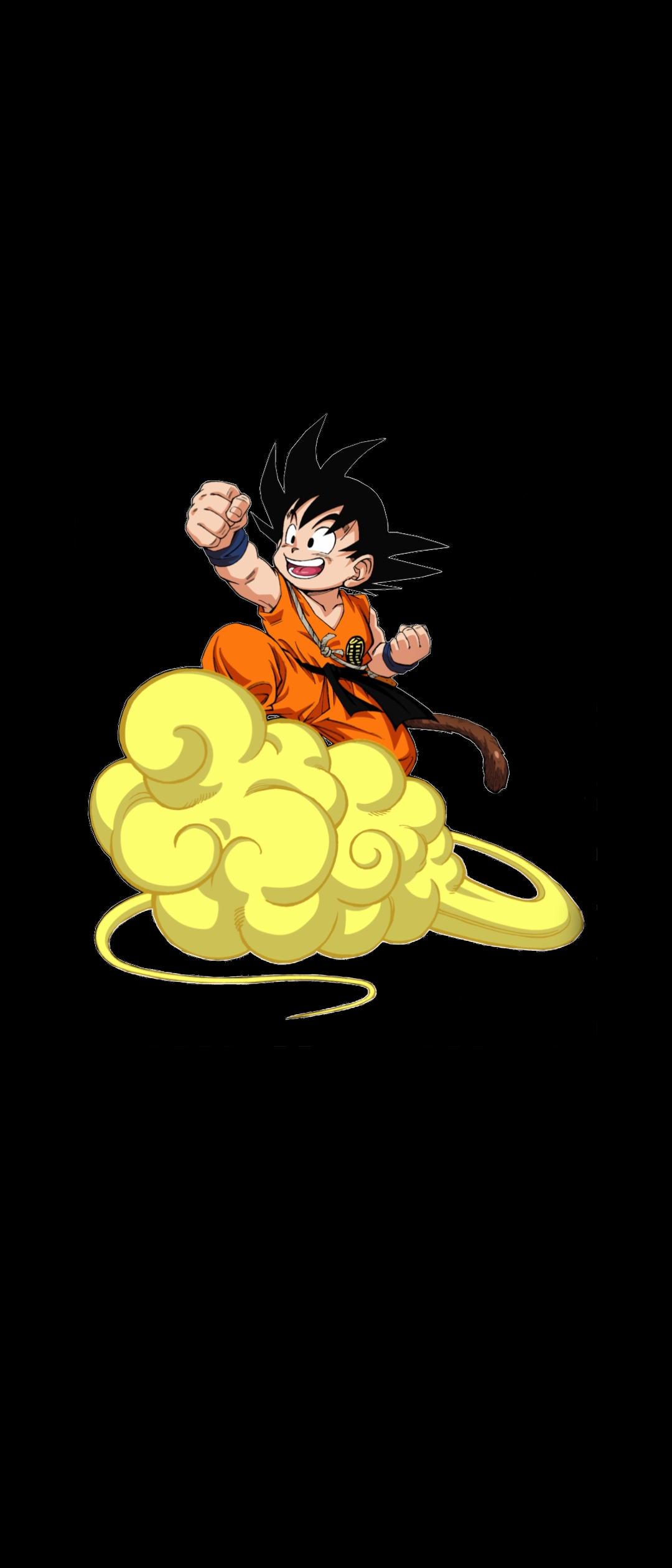 Goku and flying nimbus [1080x2520]