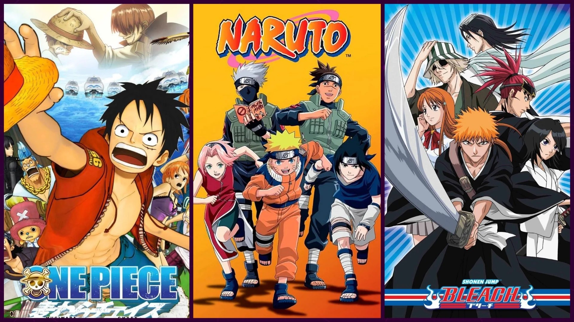 Here's what the Big Three anime do the best and the worst