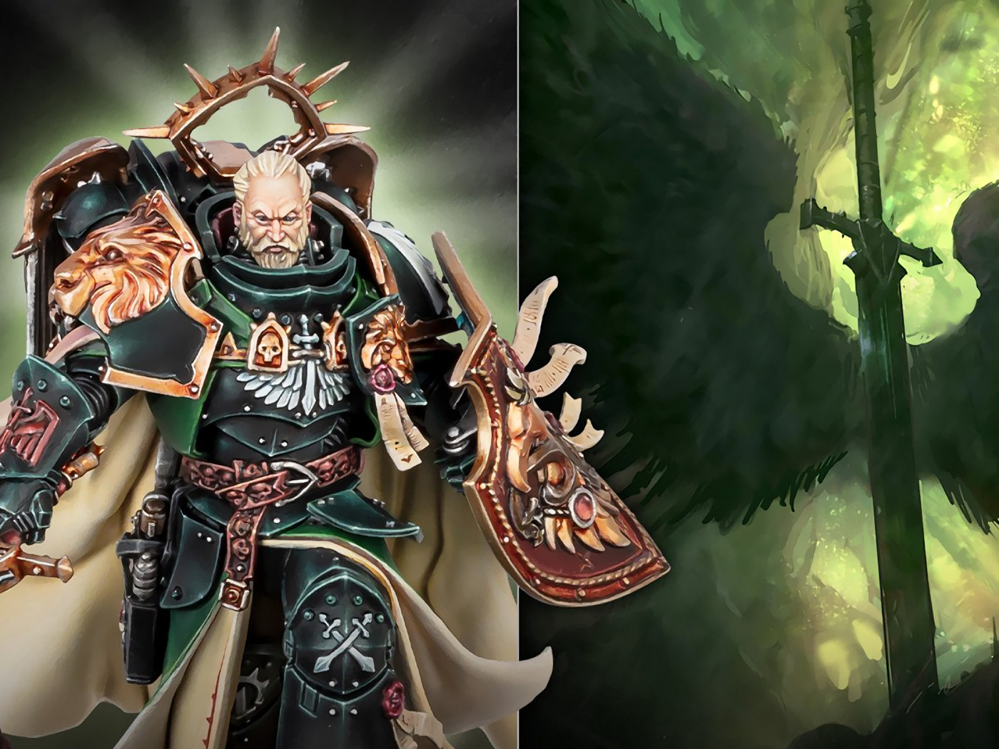 Warhammer 40,000 brings back the Lion, Primarch of the Dark Angels