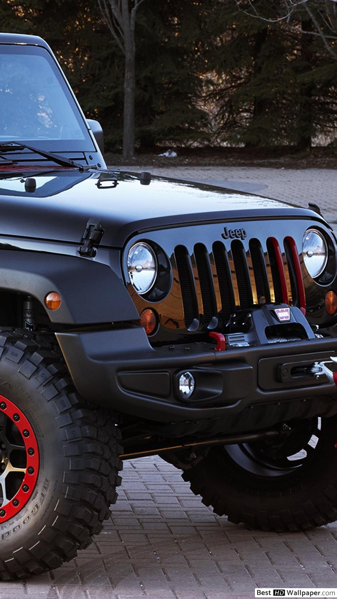 Black black jeep logo Wallpaper Download
