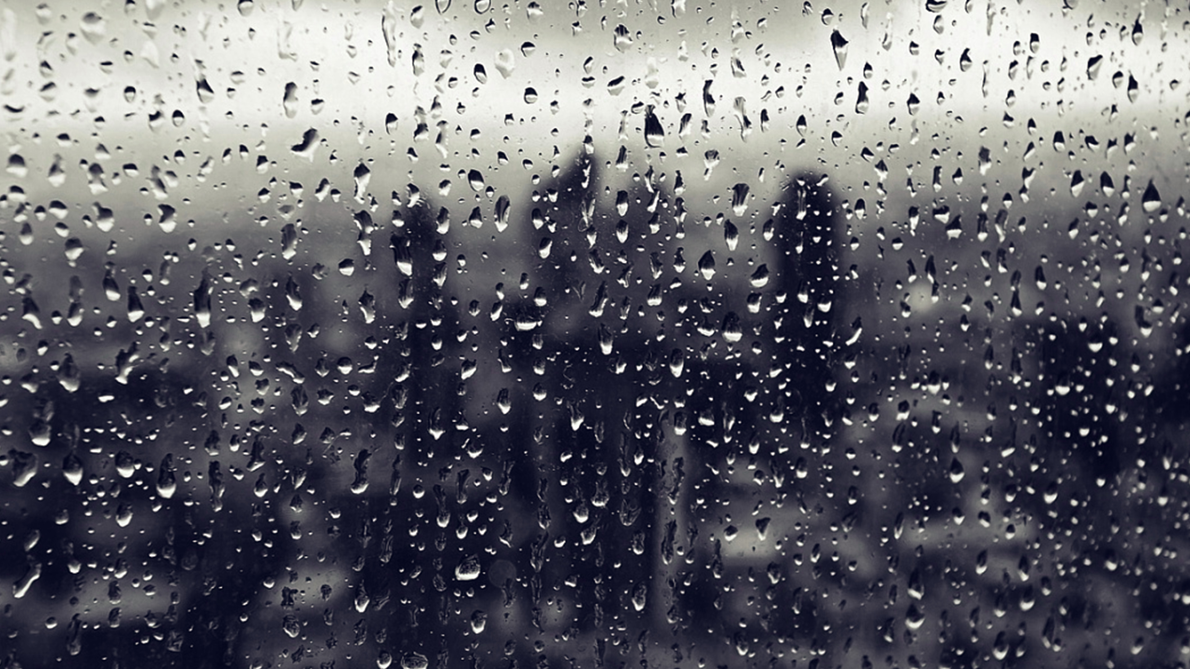 wallpaper for desktop, laptop. rain window nature pattern blue