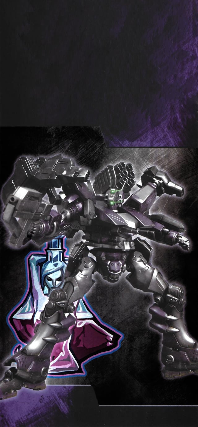 I made Armored Core wallpaper for my iPhone using image I found around and adapted them