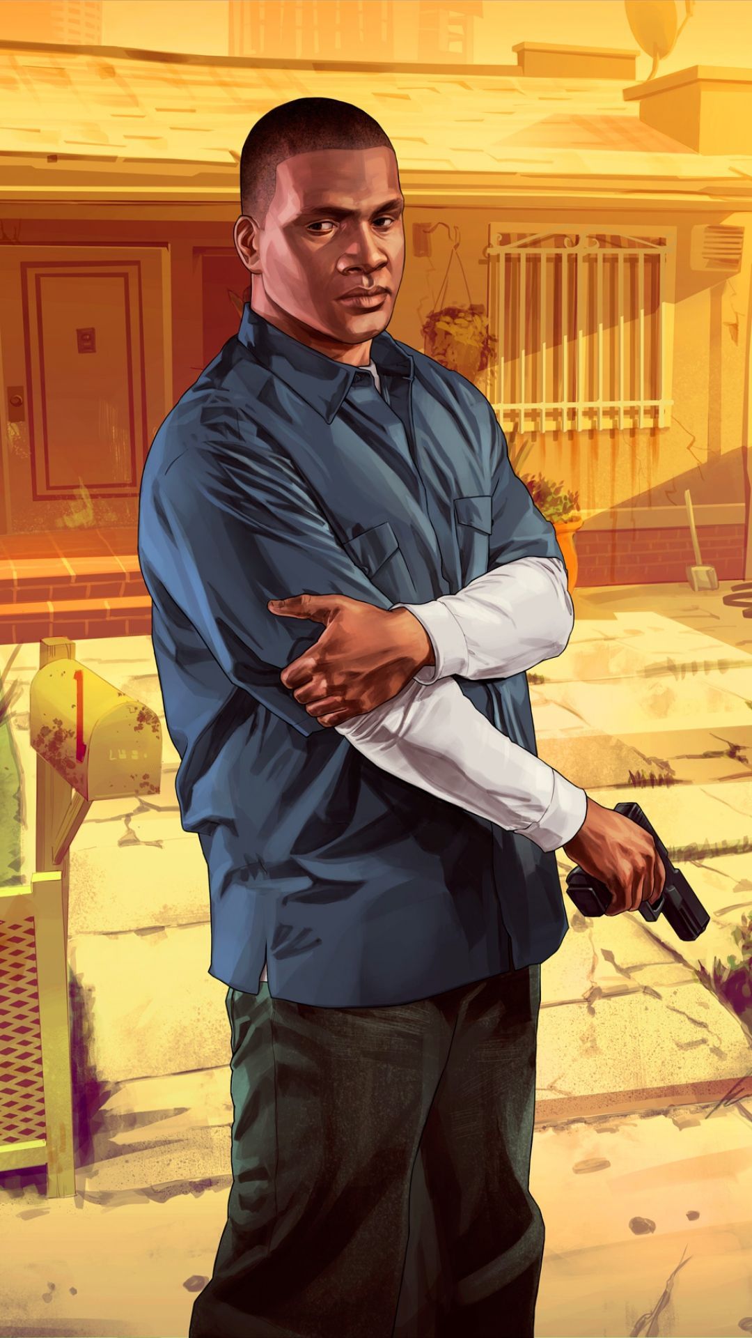 GTA 5 Franklin Wallpaper. Grand theft auto, Gta, San andreas gta