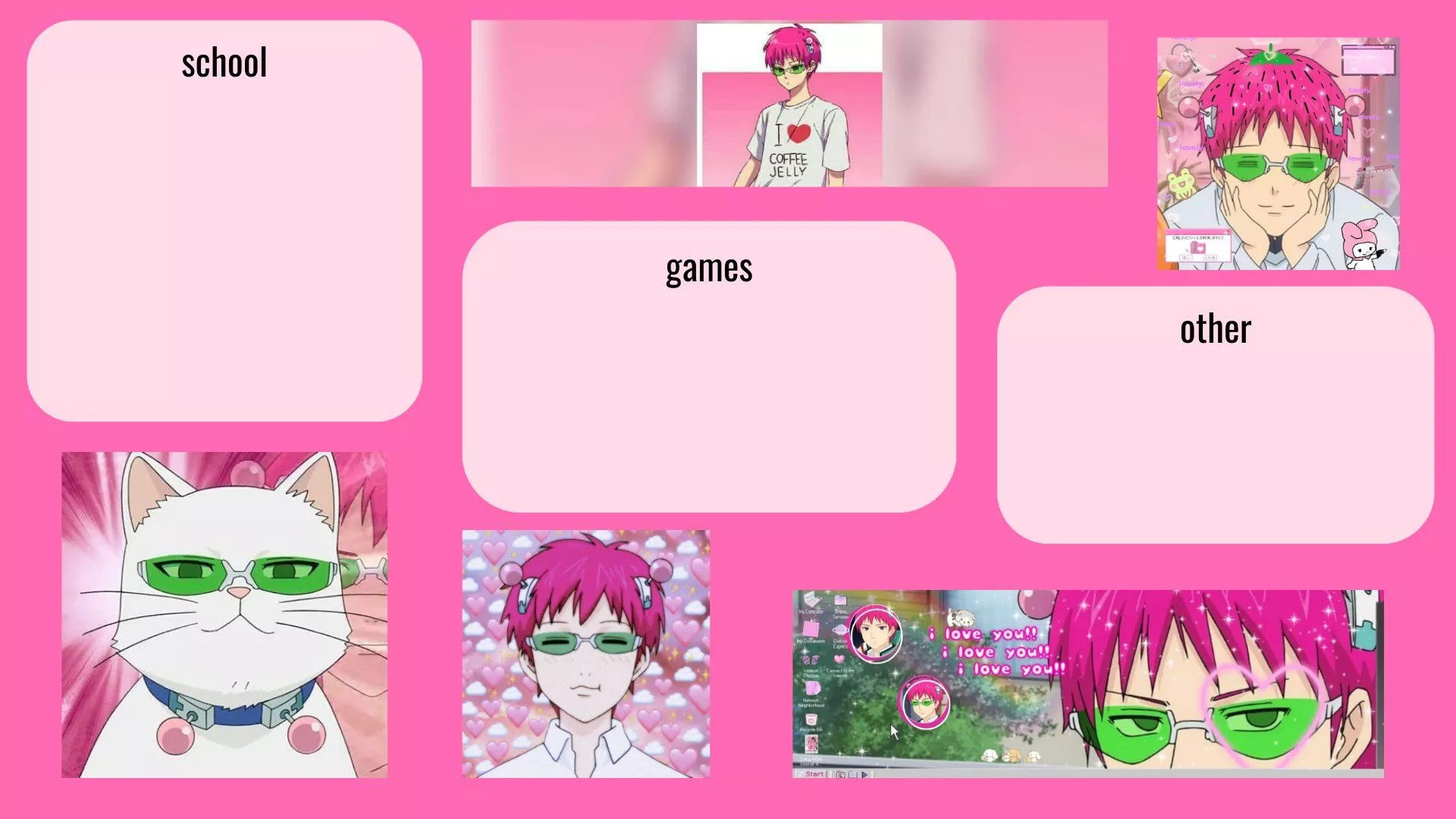 miacchan some changes to my saiki k organized desktop wallpaper. #saikik #kusuosaiki #wallpaper #organized #desktopwallpaper #thedisastrouslifeofsaikik