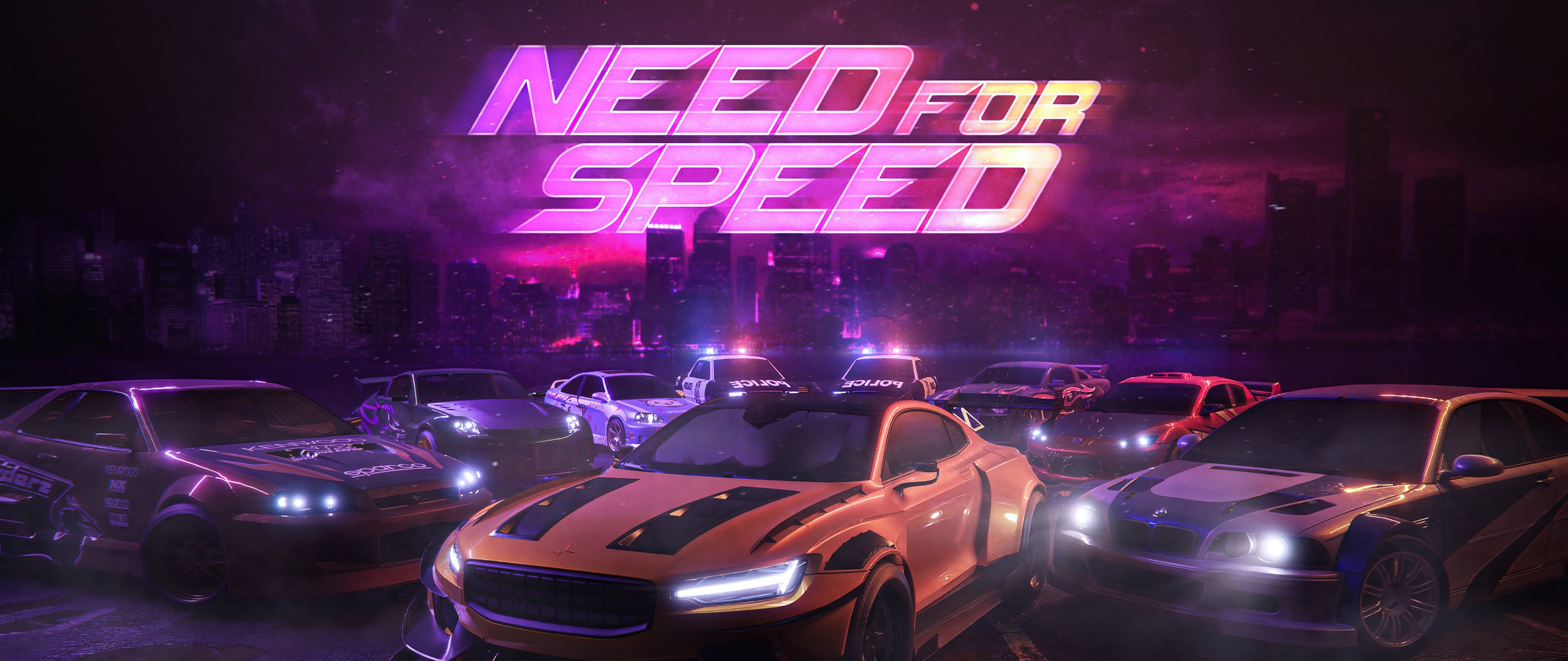 Need for Speed Wallpaper 4K, Police Cars, Racing cars