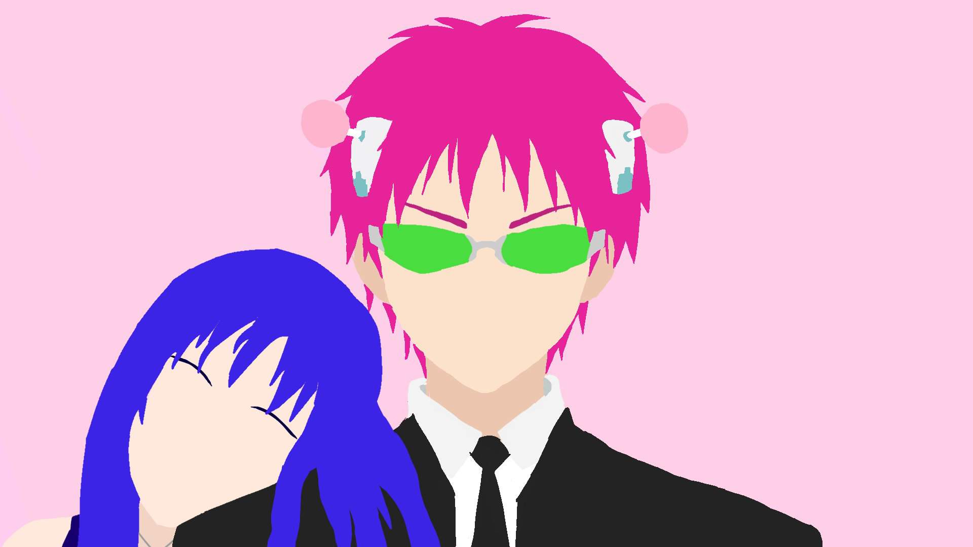 Teruhashi and Saiki Wallpaper ❤️. The Disastrous Life of Saiki K Amino