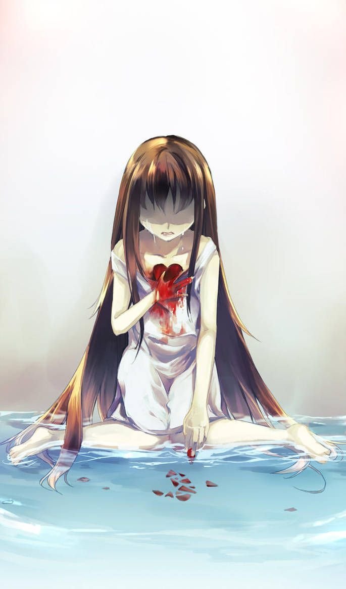 Girl With Broken Heart Wallpaper Download