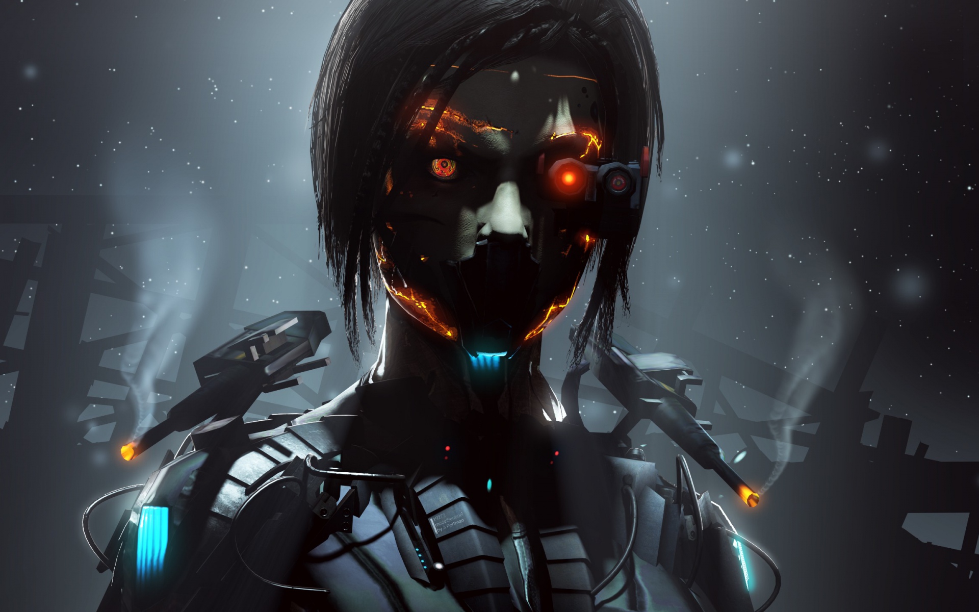 Sci Fi Cyborg HD Wallpaper