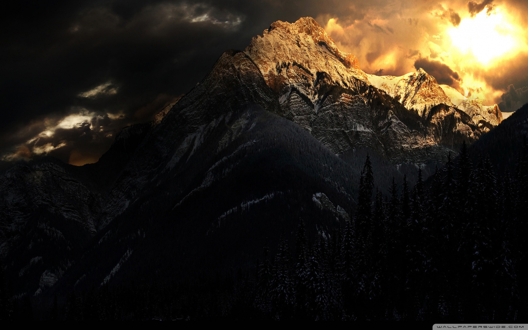 Dark Winter 4K UHD Wallpaper for UltraHD Desktop and TV, Widescreen and UltraWide Display, Smartphone and Tablet Devices