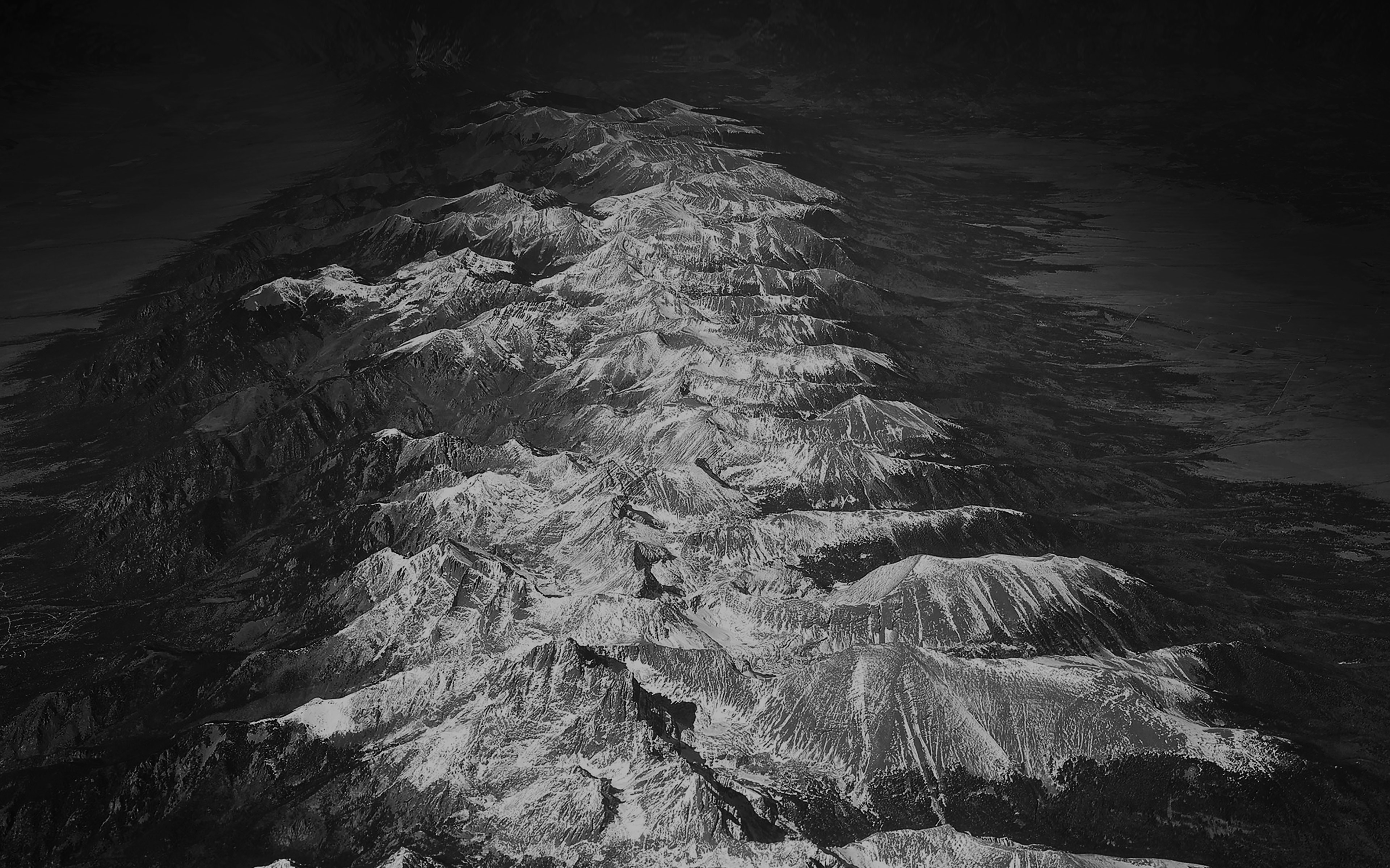 wallpaper for desktop, laptop. earth dark bw stellar nature snow winter