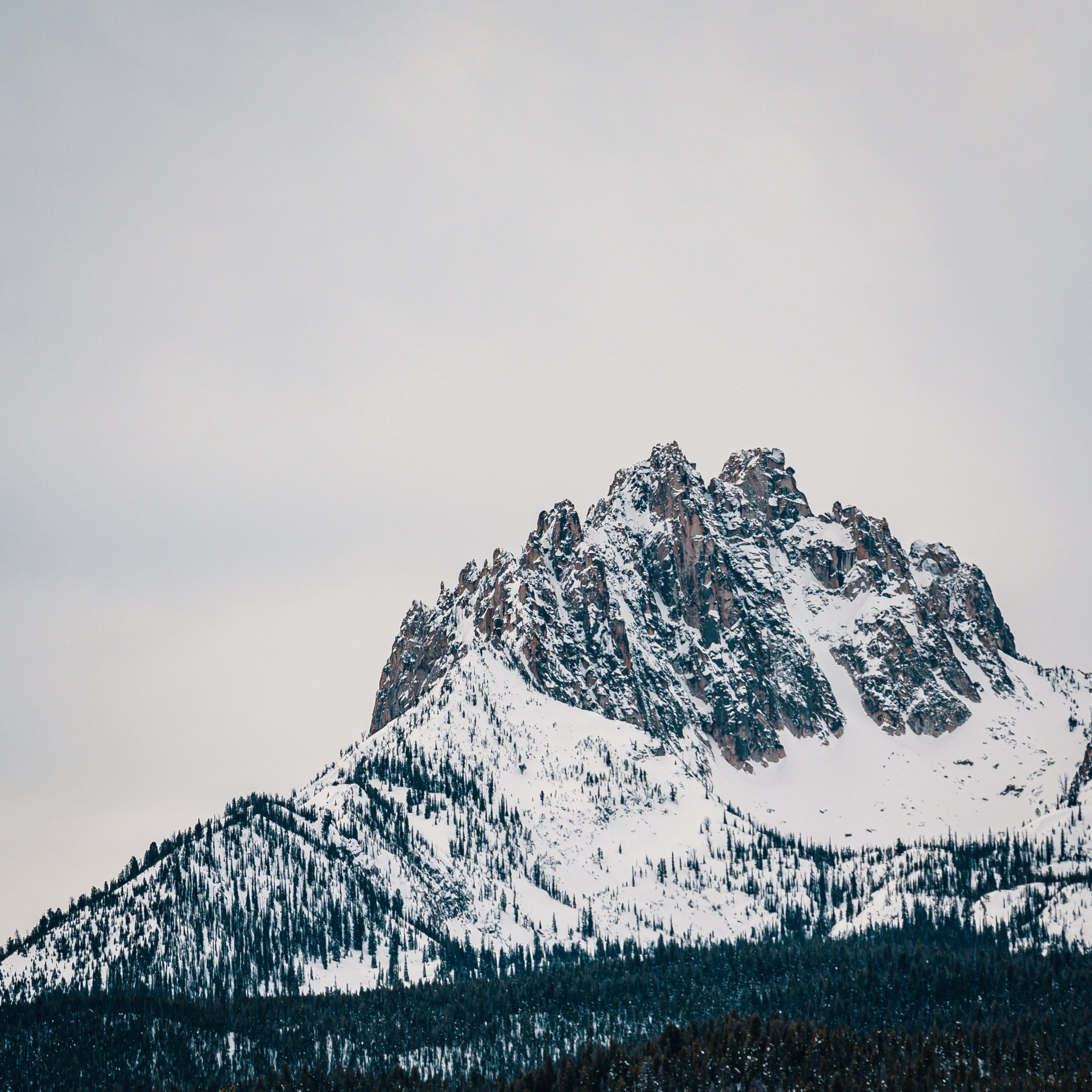 Winter Snow Mountain Peak Rocky iPad