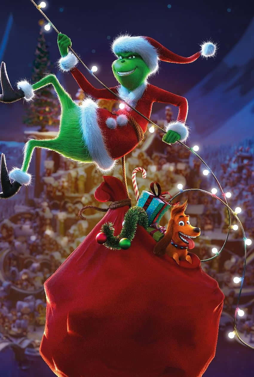 Download The Grinch Christmas Movie Poster Wallpaper