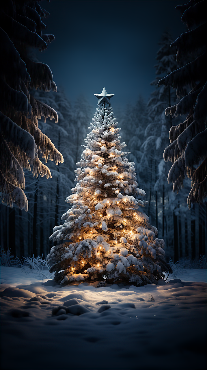 Download Christmas Tree Winter Royalty Free Stock Illustration Image