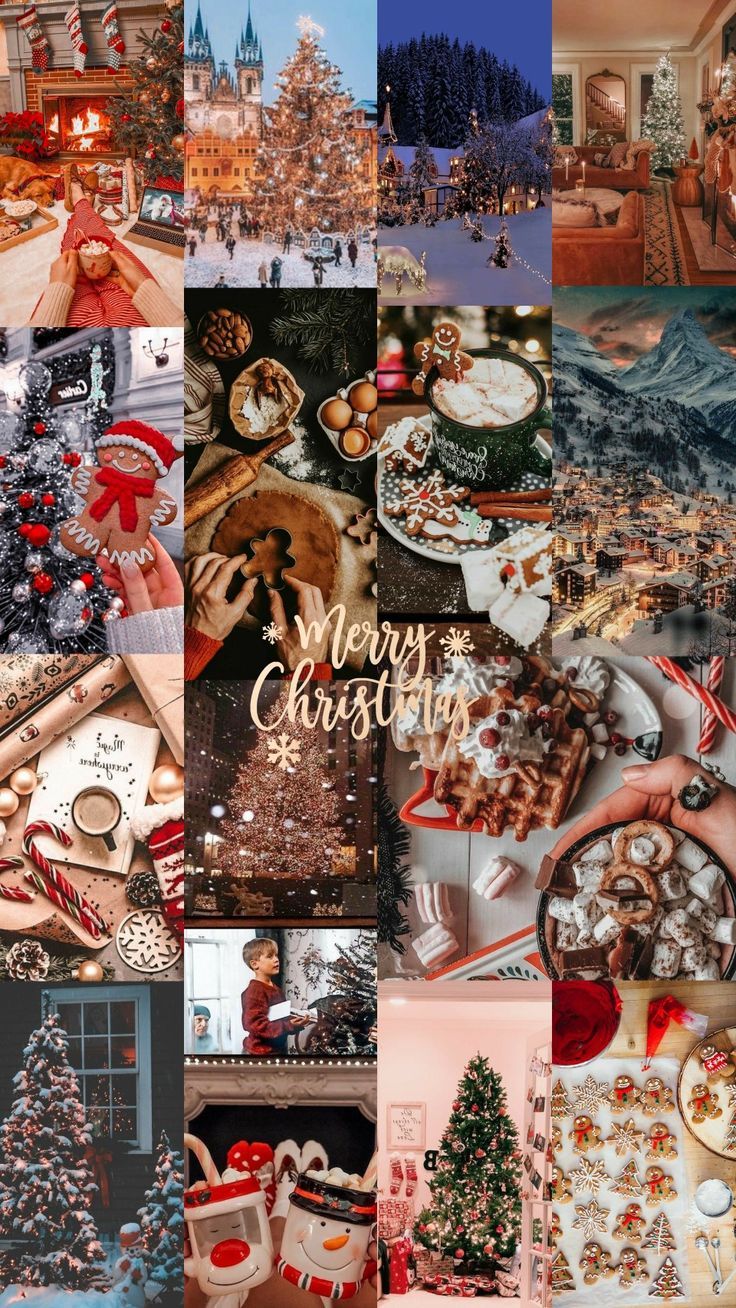 Christmas wallpaper, Cute christmas wallpaper, Christmas collage