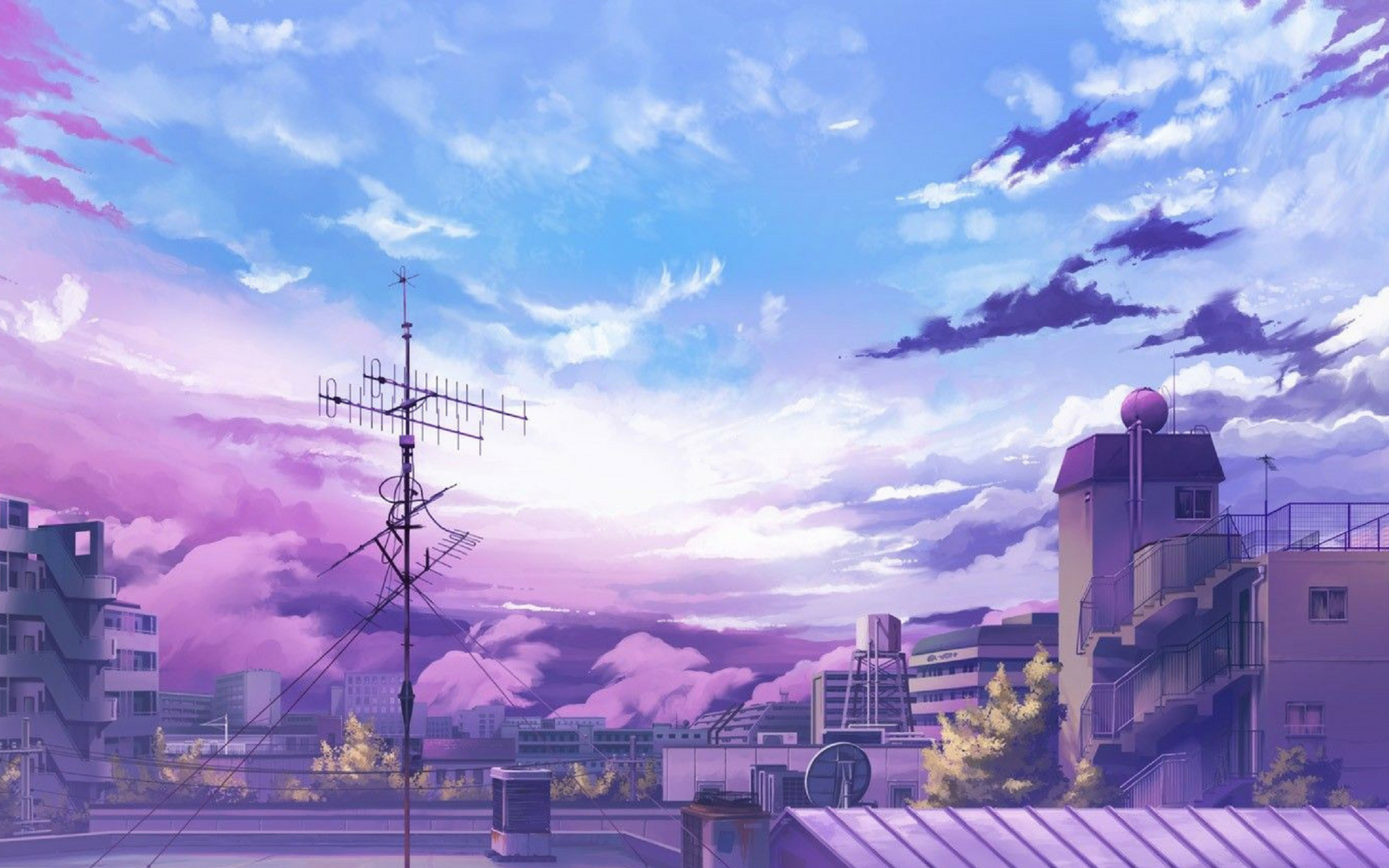 Anime City HD 2560x1600 Resolution HD 4k Wallpaper, Image, Background, Photo and Picture