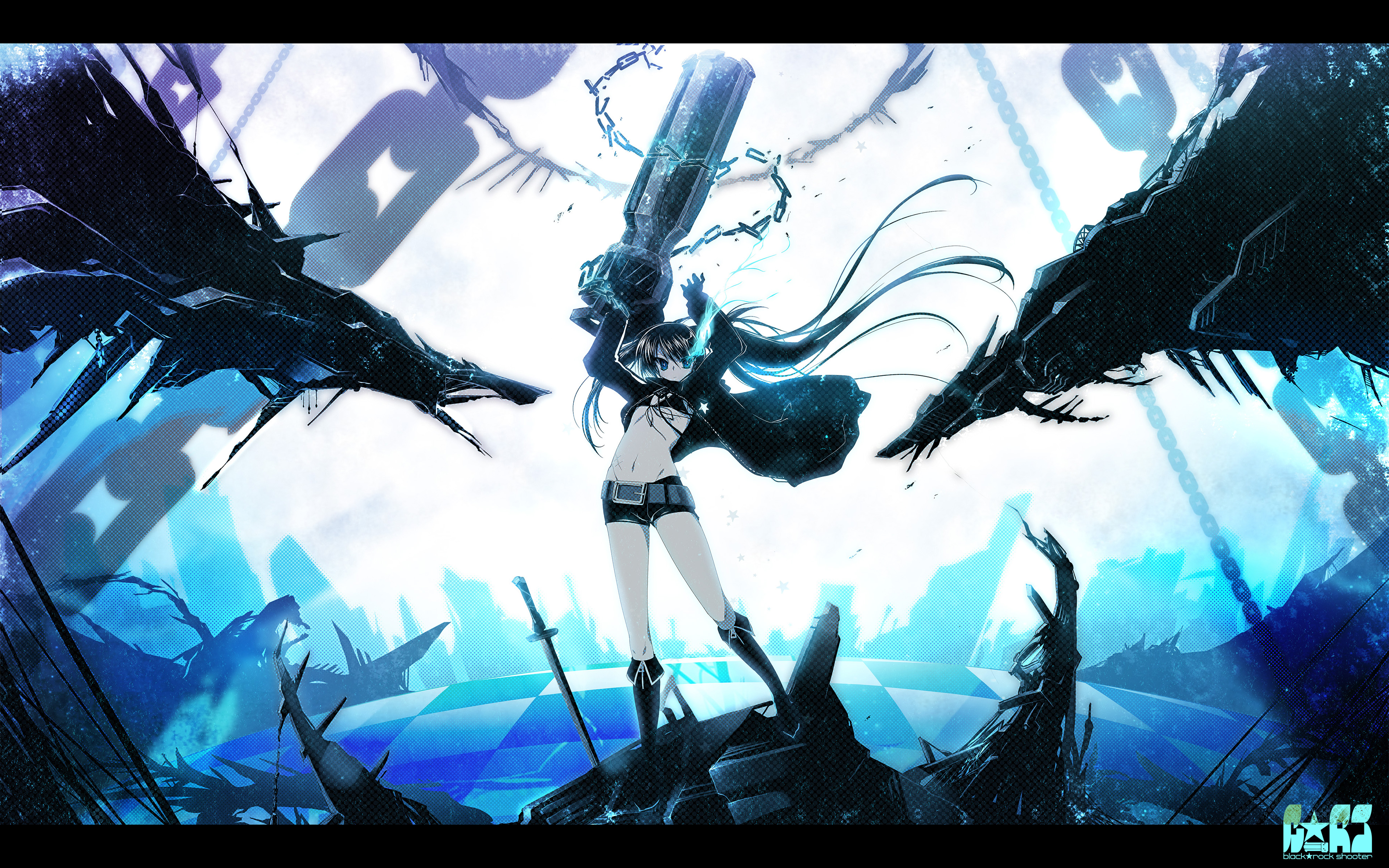 HD desktop wallpaper: Anime, Black Rock Shooter download free picture