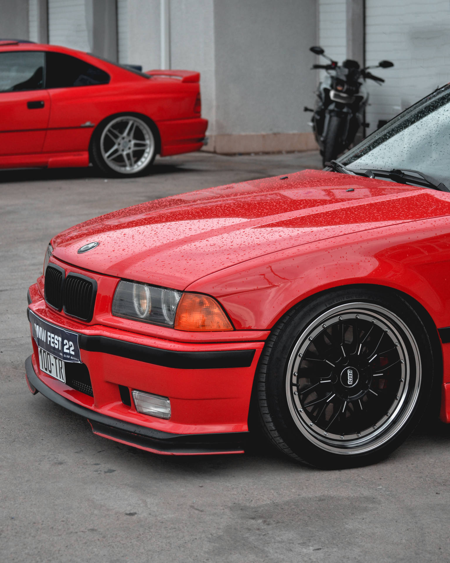Download BMW E36 At Racing Track Wallpaper