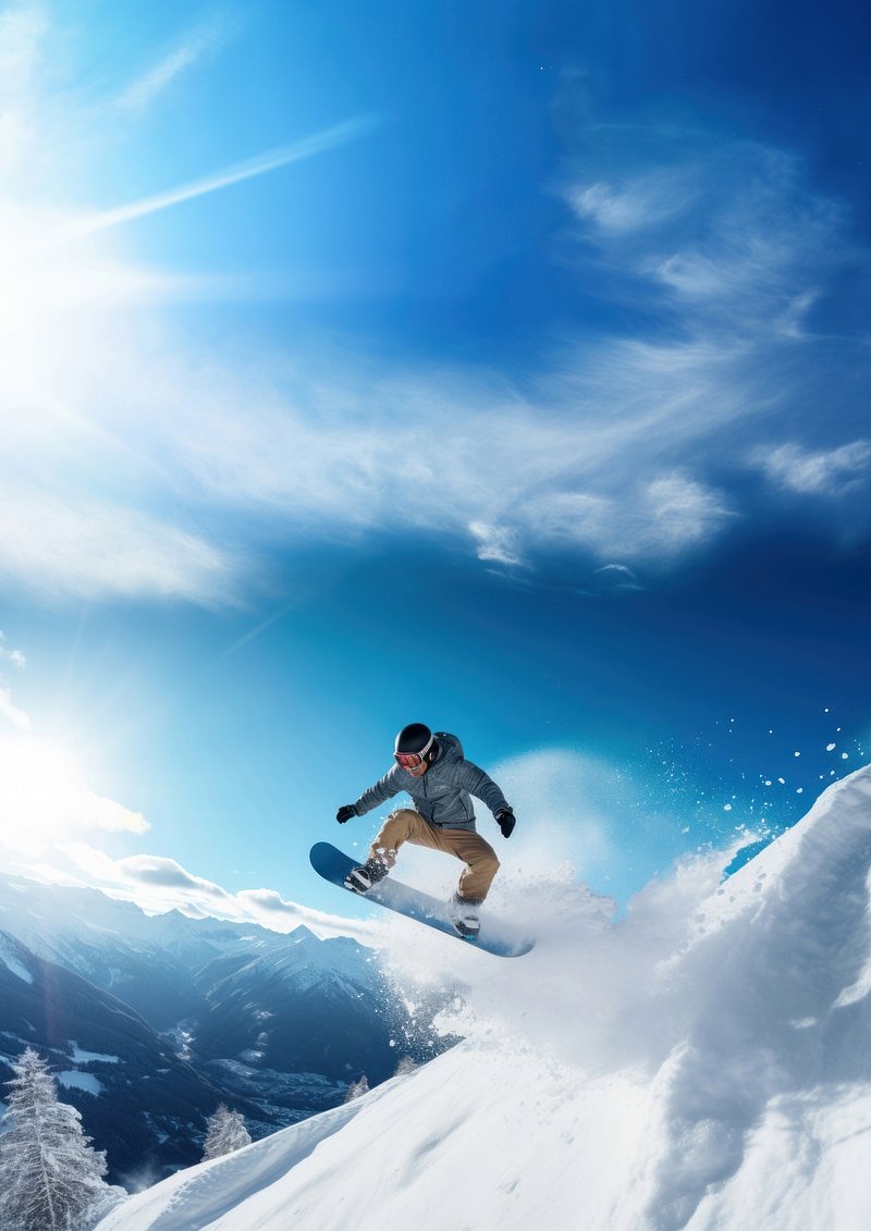 Snowboard Jump Image Wallpaper