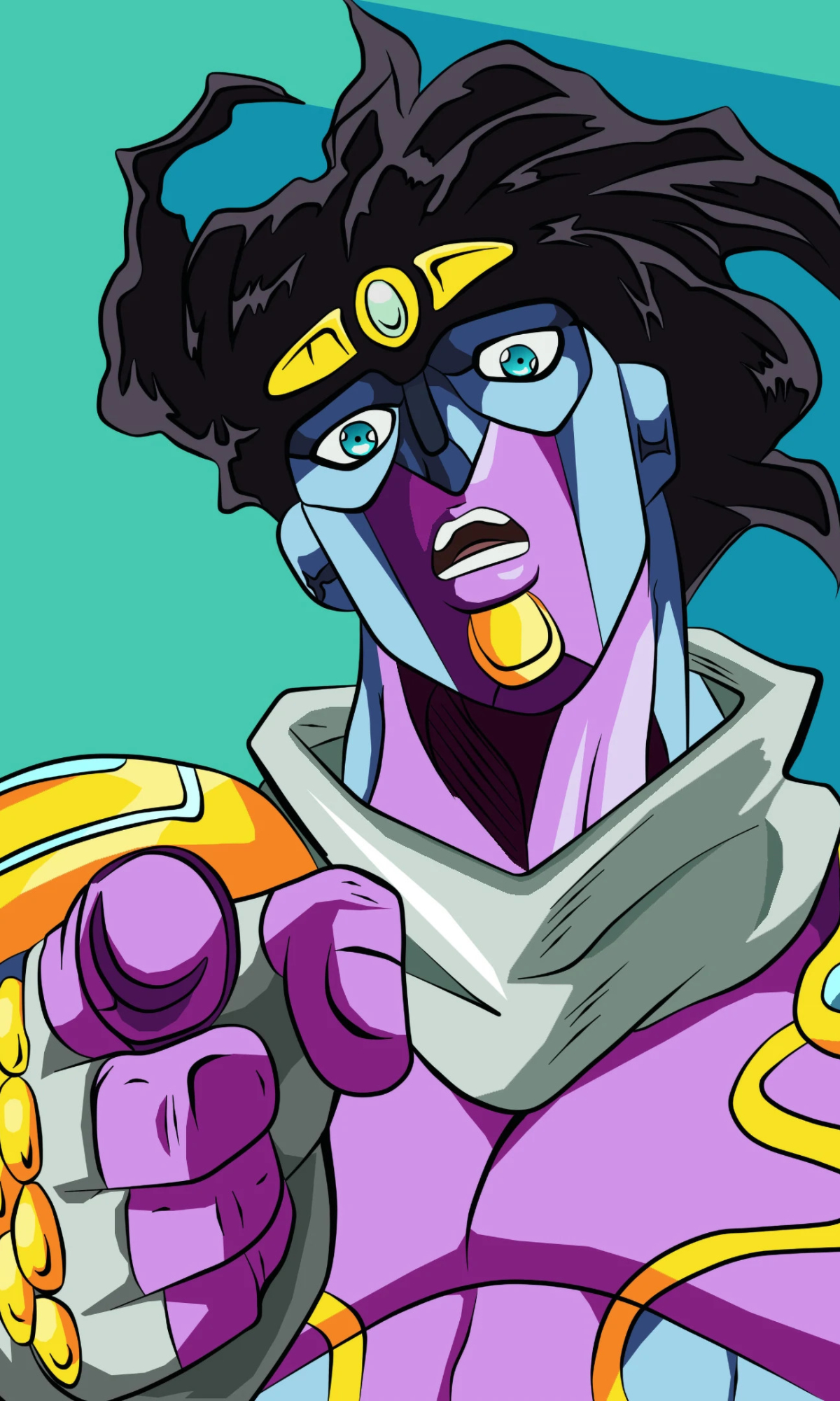 Mobile wallpaper: Anime, Jojo's Bizarre Adventure, Star Platinum (Jojo's Bizarre Adventure), 1417923 download the picture for free