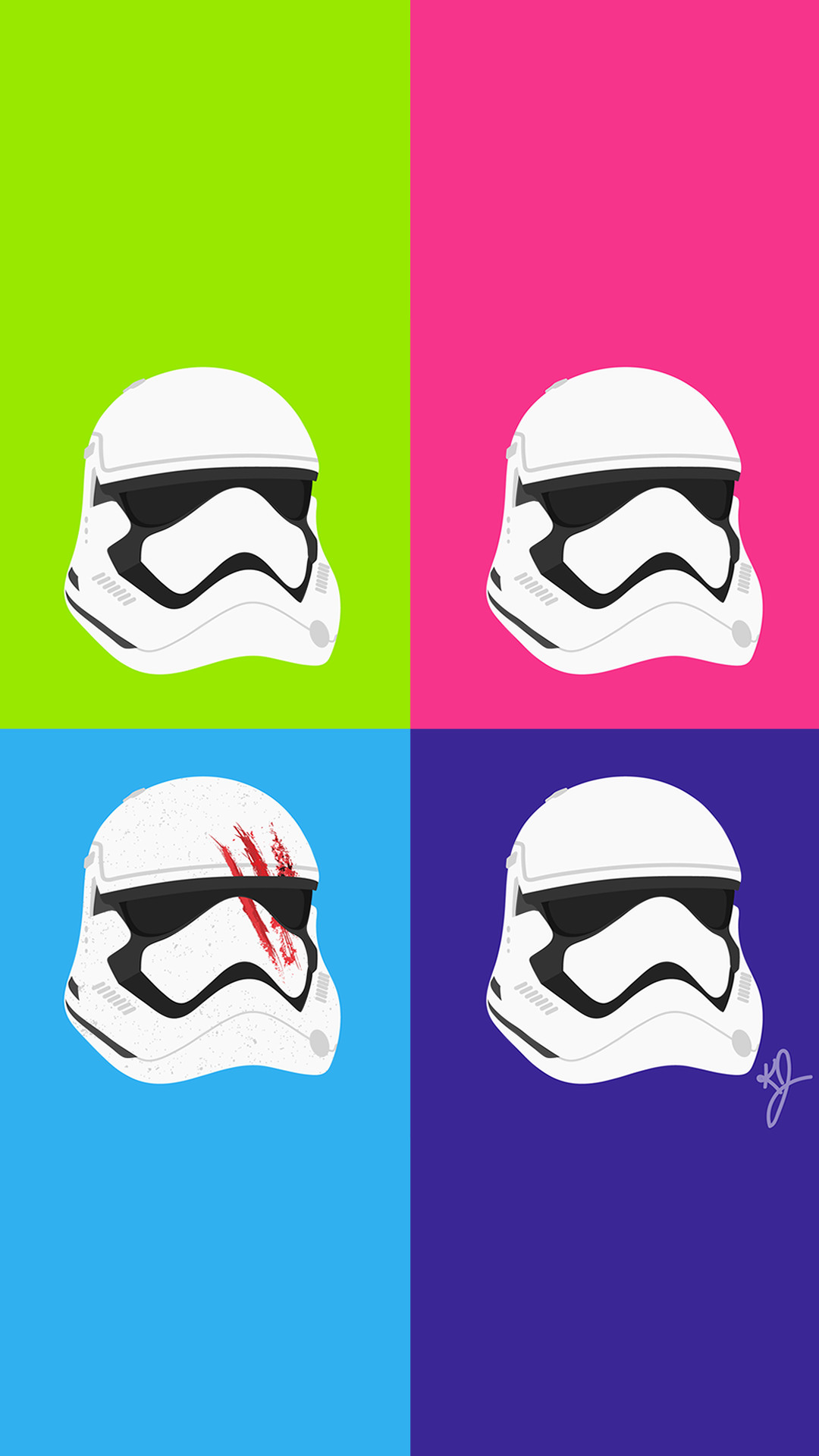 First Order Pop Art Phone Wallpaper