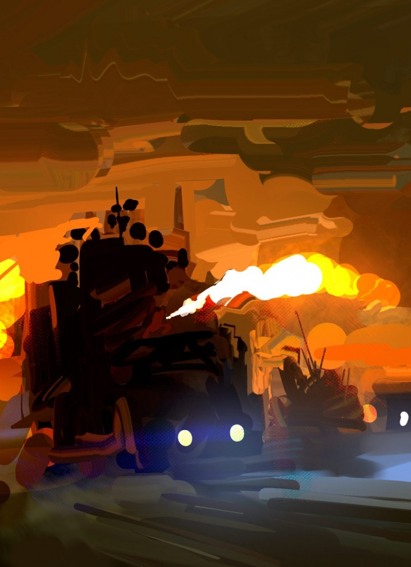 Download wallpaper 840x1160 mad max: fury road, movie, artwork, iphone 4, iphone 4s, ipod touch, 840x1160 HD background, 6896