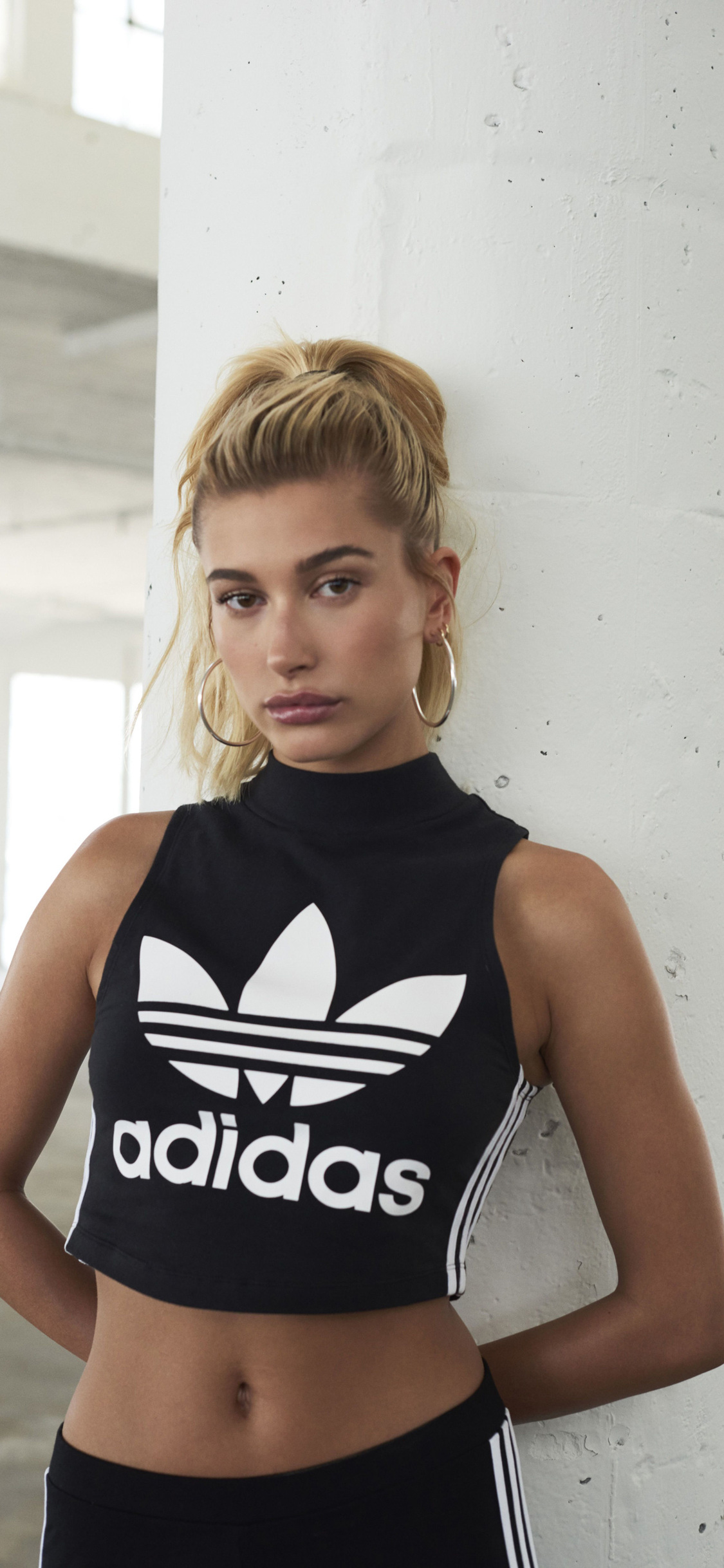 Hailey Baldwin Adidas X Campaign iPhone XS, iPhone 10, iPhone X HD 4k Wallpaper, Image, Background, Photo and Picture