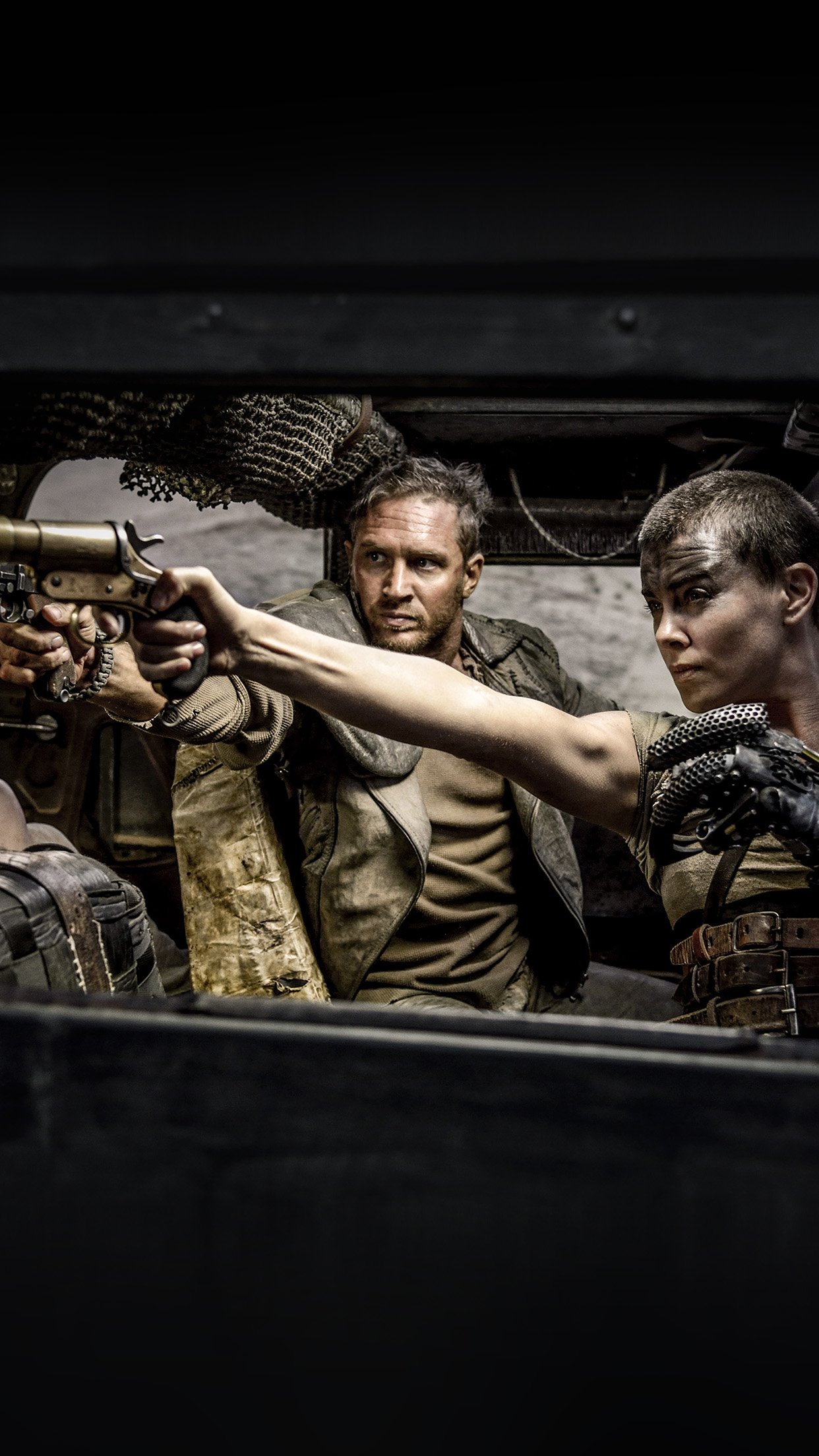iPhoneXpapers max furiosa film art tom charlize dark