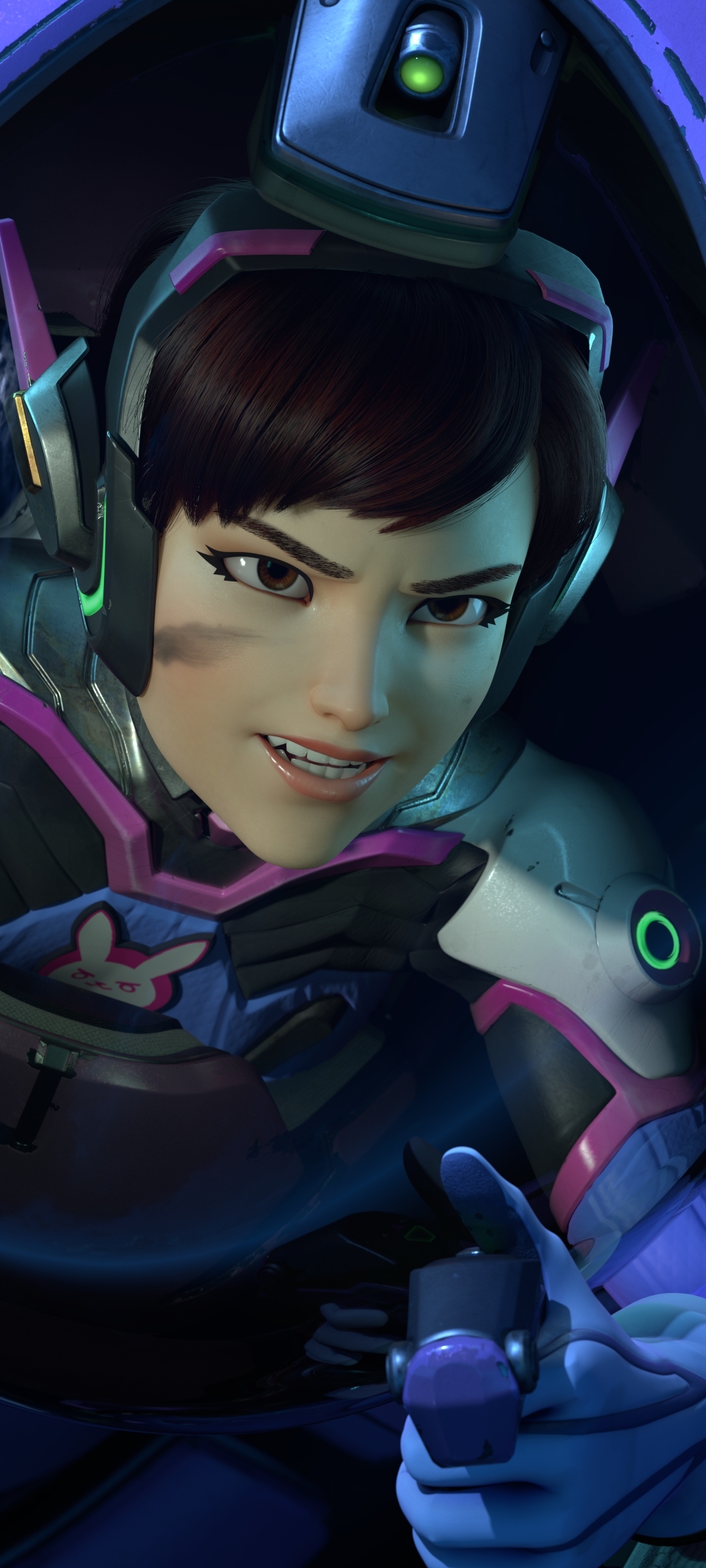 D.Va (Overwatch) Phone Wallpaper