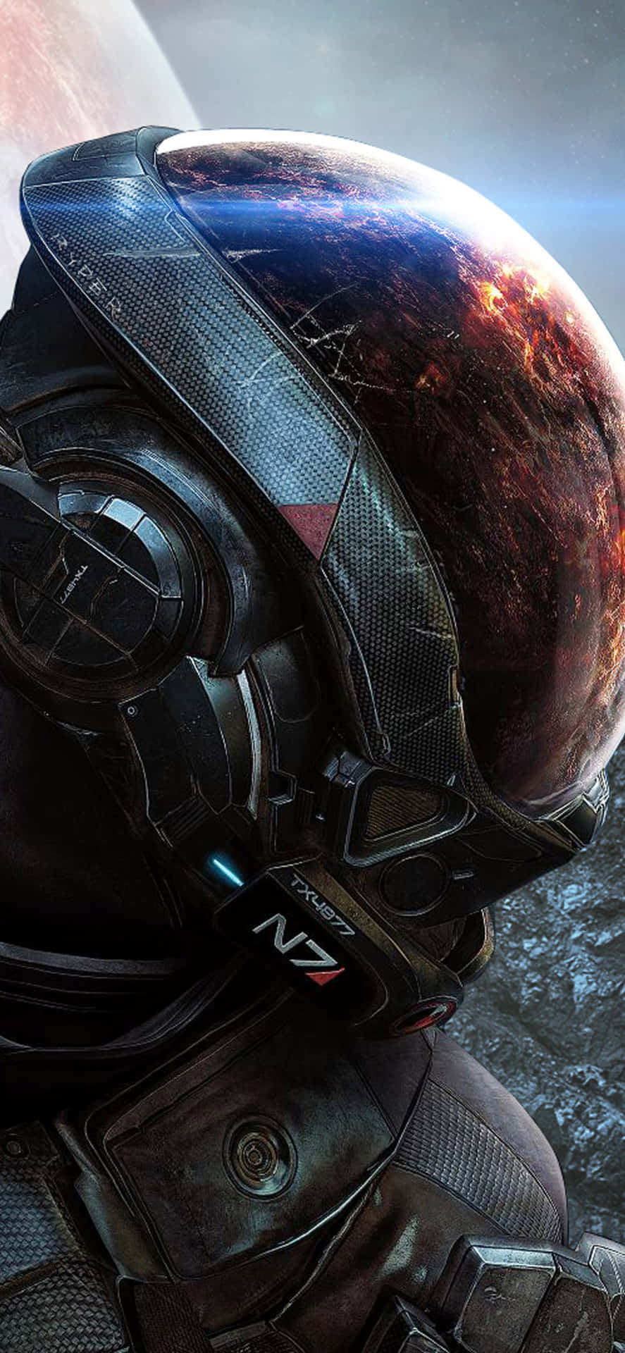 Download Mass Effect Andromeda Action Packed Gameplay Wallpaper