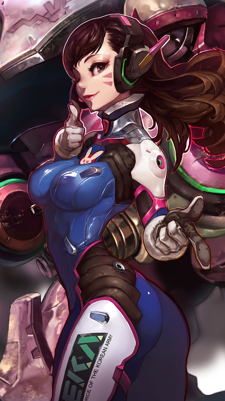 Mobile wallpaper: Overwatch, Video Game, D Va (Overwatch), 1260688 download the picture for free