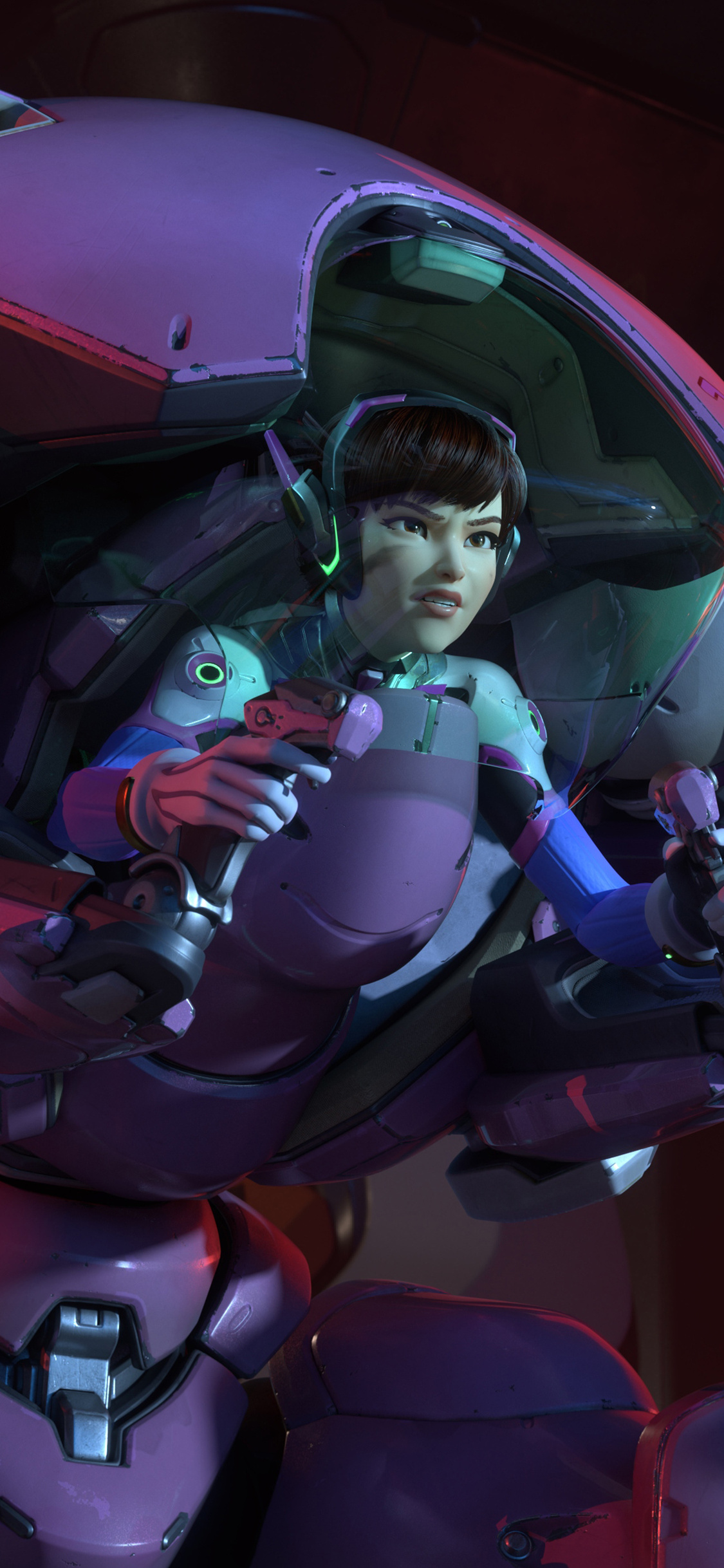 Overwatch Dva With Meka 5k iPhone XS, iPhone 10, iPhone X HD 4k Wallpaper, Image, Background, Photo and Picture