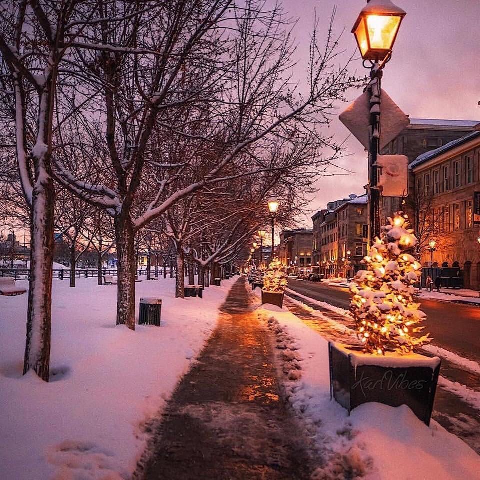 Montreal, Canada on Instagram: “Magical winter night