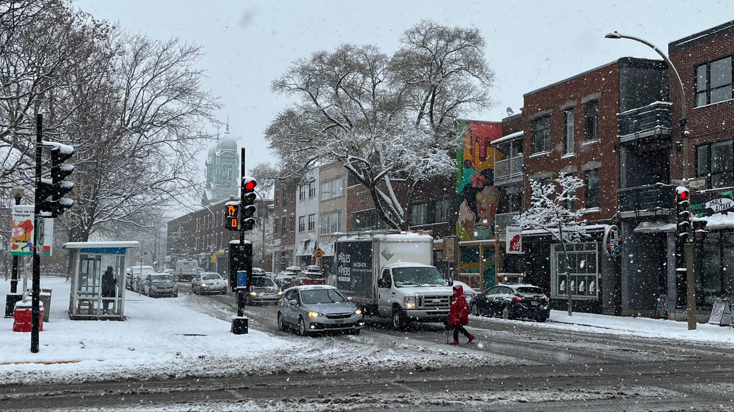 IN PHOTOS: Montreal's first snowfall of the season