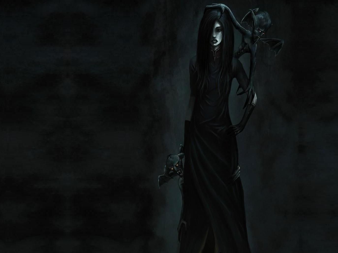 Dark Witch Wallpaper