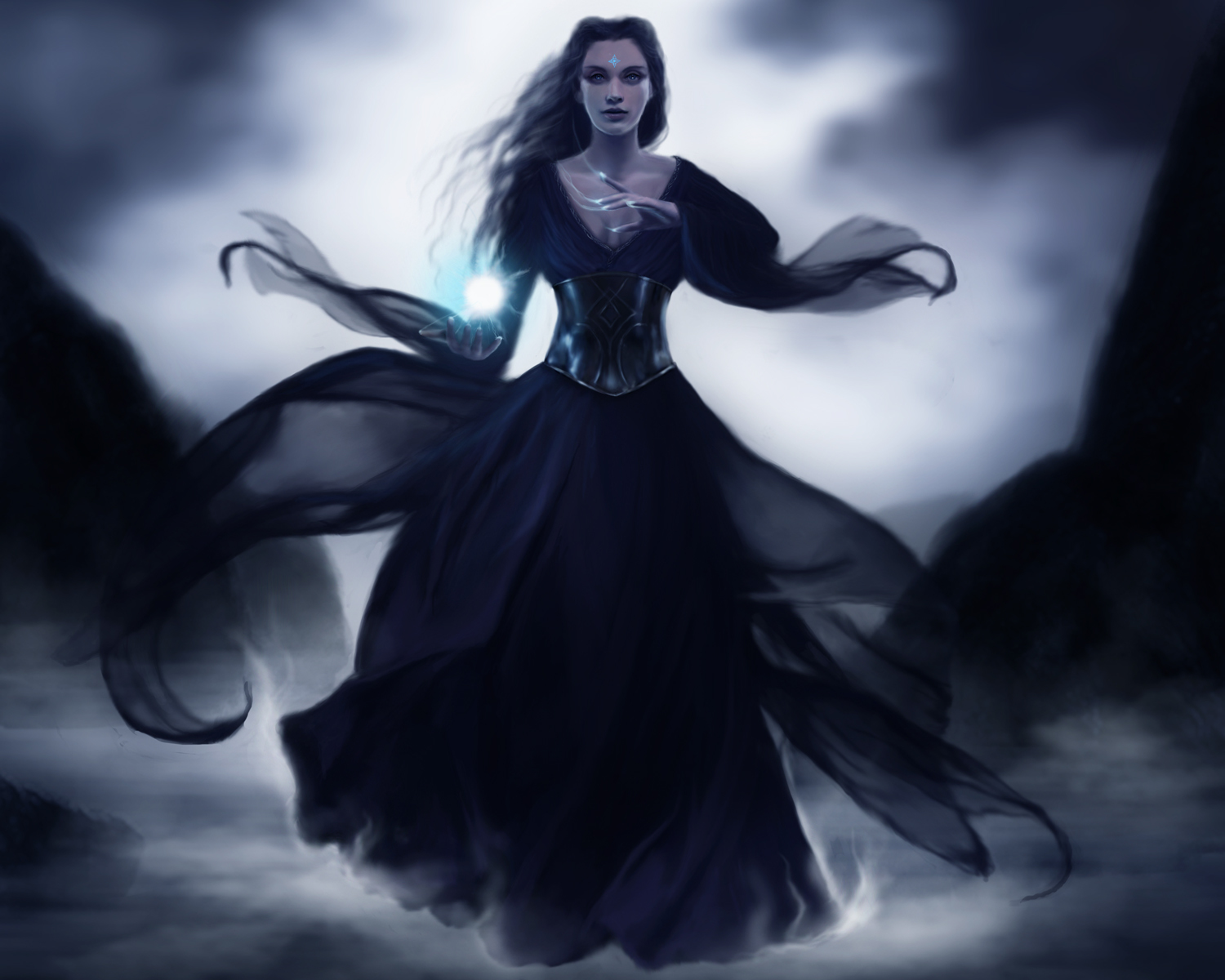 Dark Witch Wallpaper