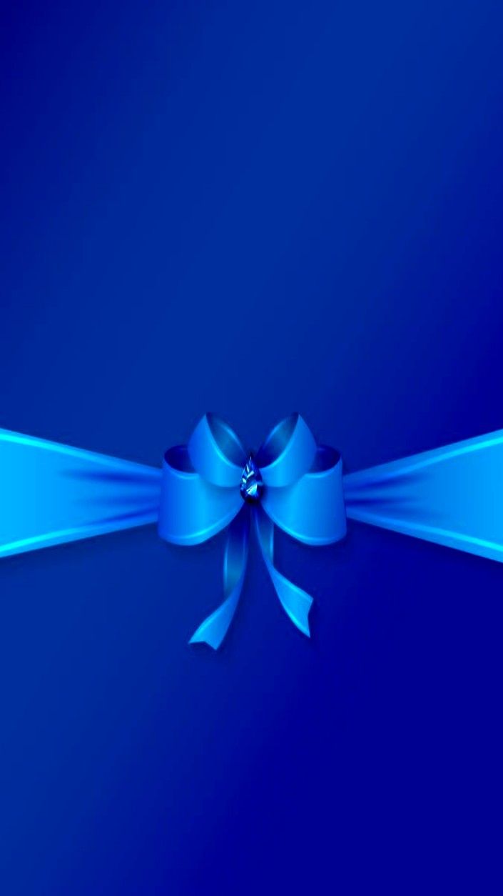 Wallpaper. By Artist Unknown. Bow wallpaper, Royal blue wallpaper, Galaxy wallpaper