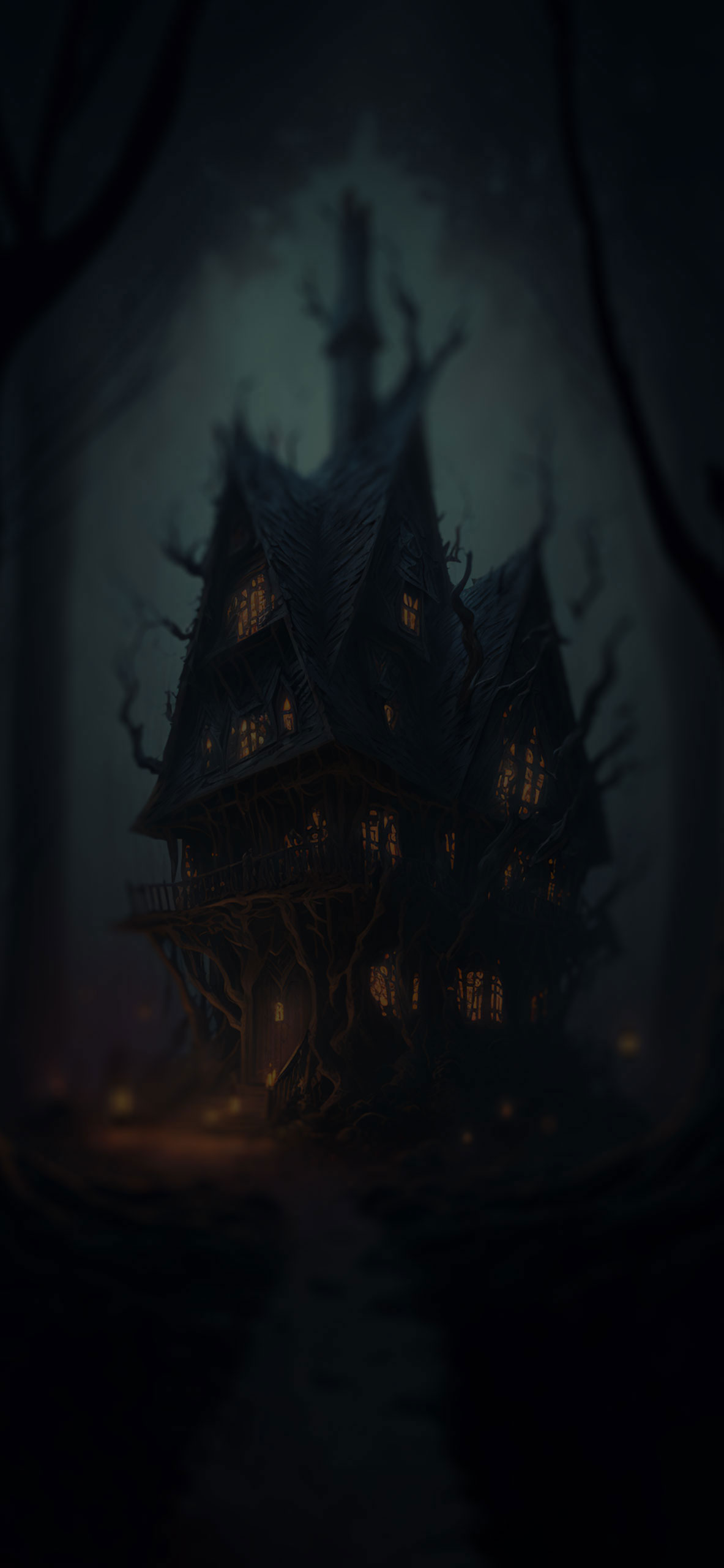 Witch House Forest Aesthetic Wallpaper Wallpaper Phone
