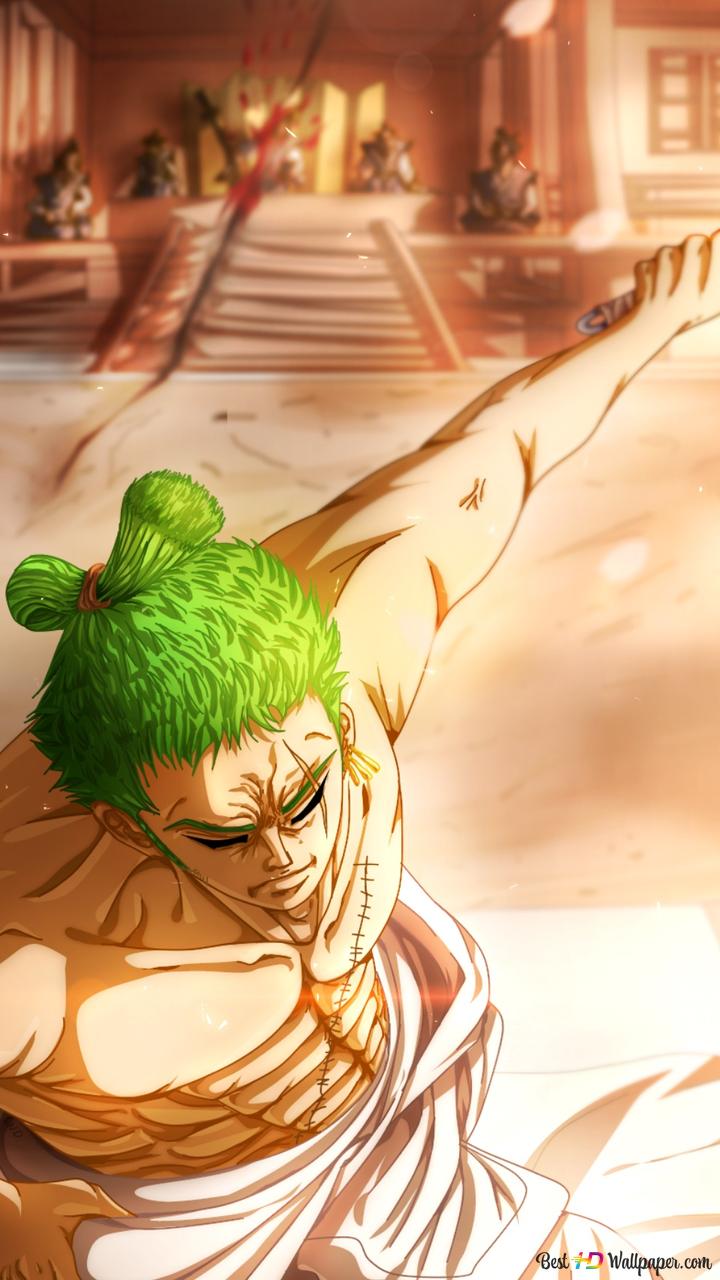 One Piece. Roronoa Zoro Wano Kuni Arc HD wallpaper download