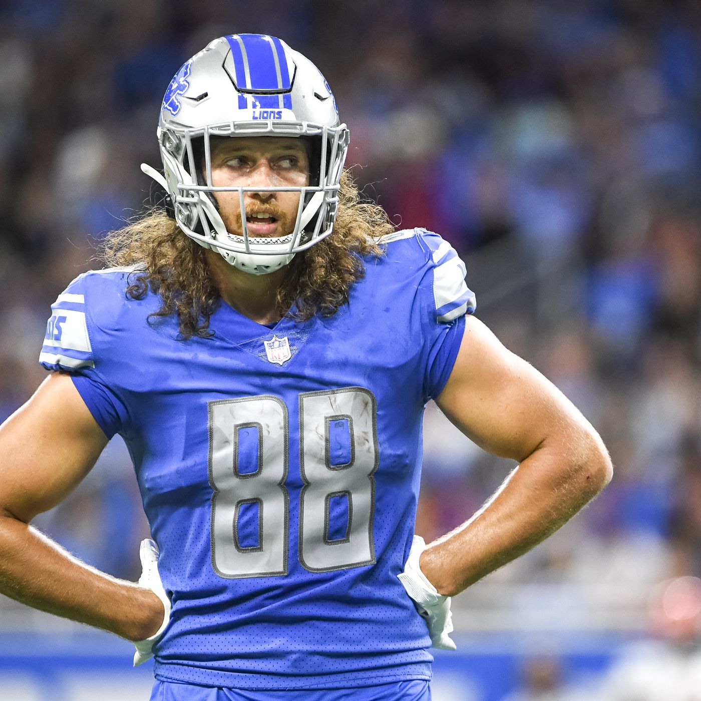 Detroit Lions Week 7 injury report: T.J. Hockenson doesn't practice Wednesday, says he will play Of Detroit