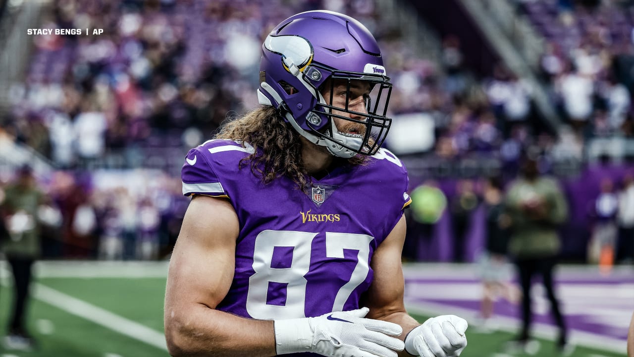 Vikings TE T.J. Hockenson expresses his feelings on his first game back in Detroit